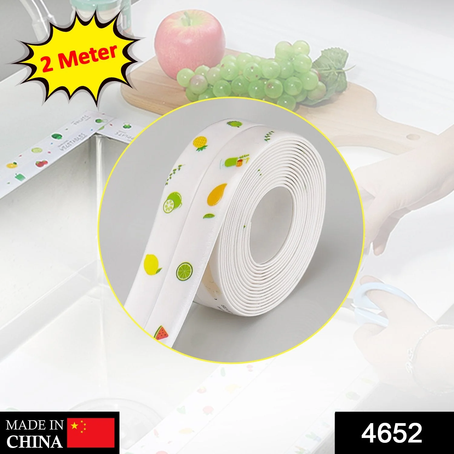Kitchen Sink Platform Sticker Bathroom Corner Tape (2Meter Size) - Image 3