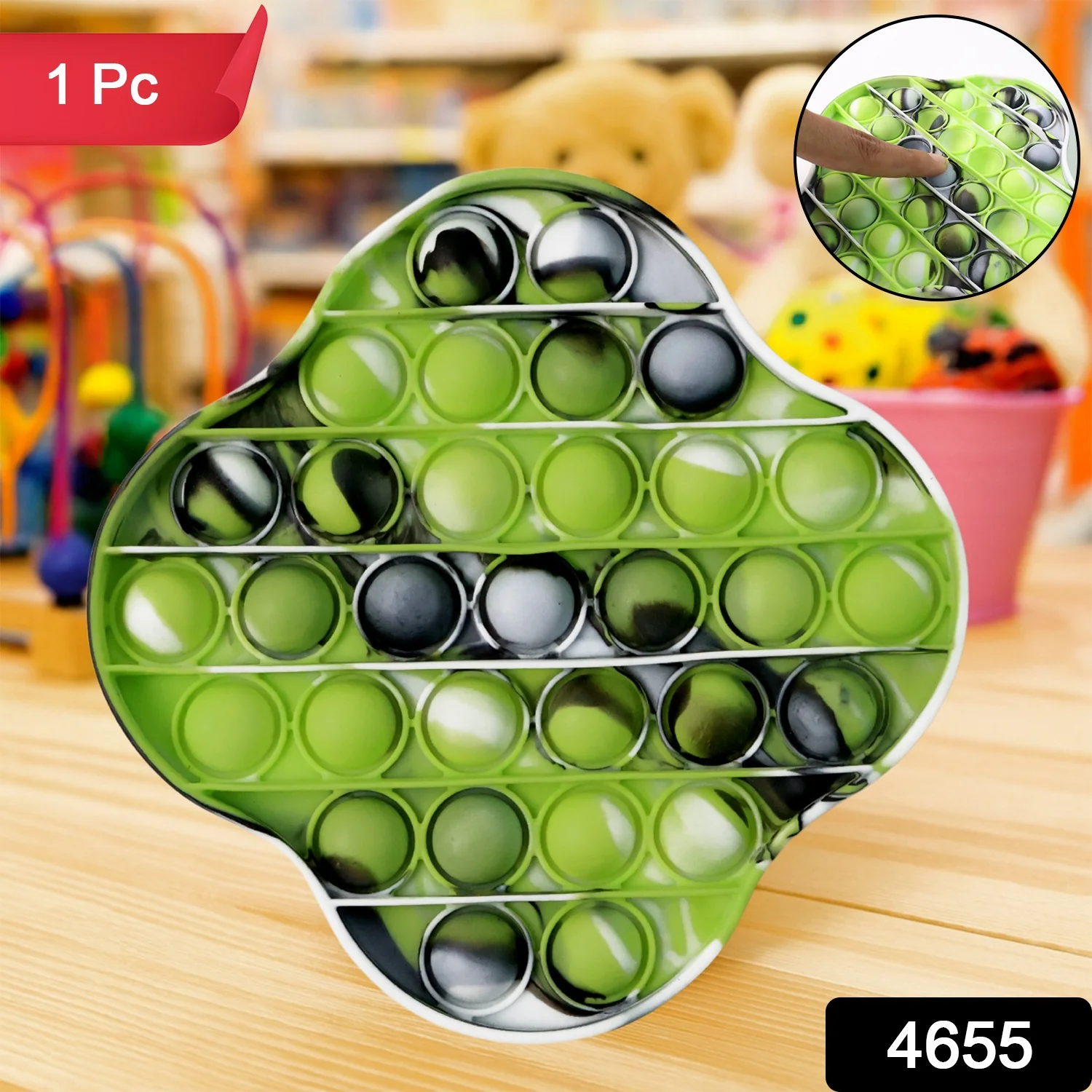 Premium Cloud Shape Silicone Pop It Fidget Toy (1 Pc) - Image 2