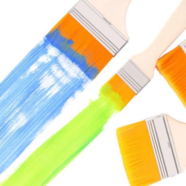 Artistic Flat Painting Brush - Set of 5 - Image 4
