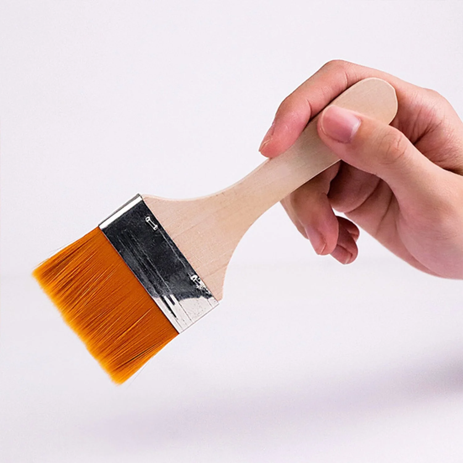 Flat Paint Big Size Brush for Watercolor & Acrylic Painting( Multicolor 2 Pc Set) - Image 3