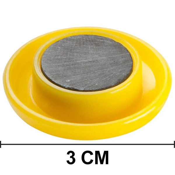 Colorful Board Magnets Circular Plastic Buttons - Image 4