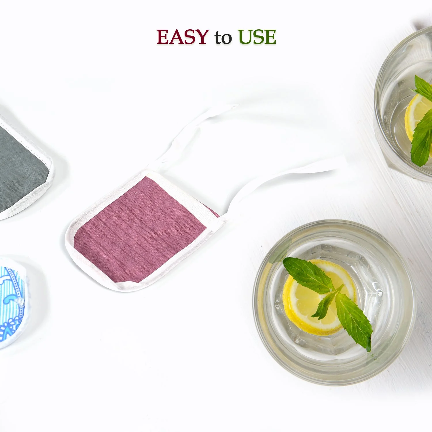 Reusable Cotton Water Filter Cover - Image 2