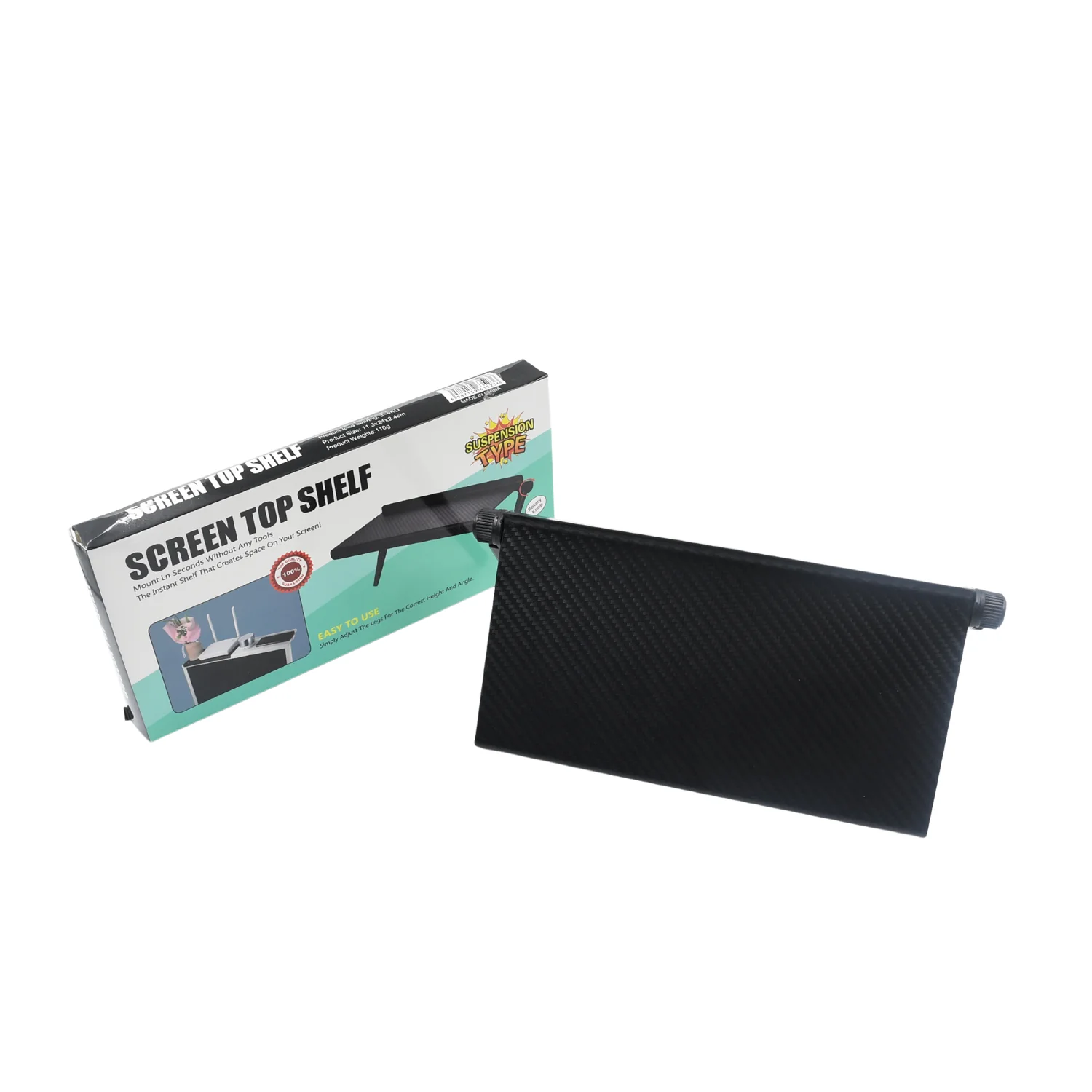 Adjustable TV Top Shelf for Screen & Monitor – Media Storage Rack - Image 4
