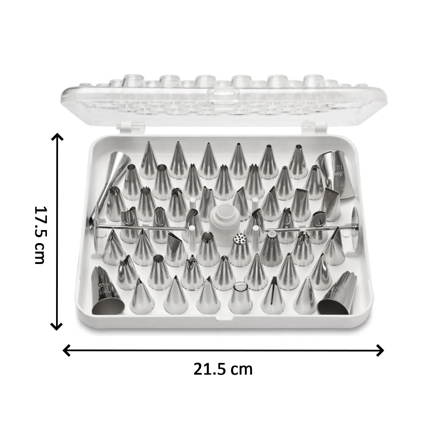 Cake Nozzle Set for Pastry Decorations (55-Piece) - Image 10