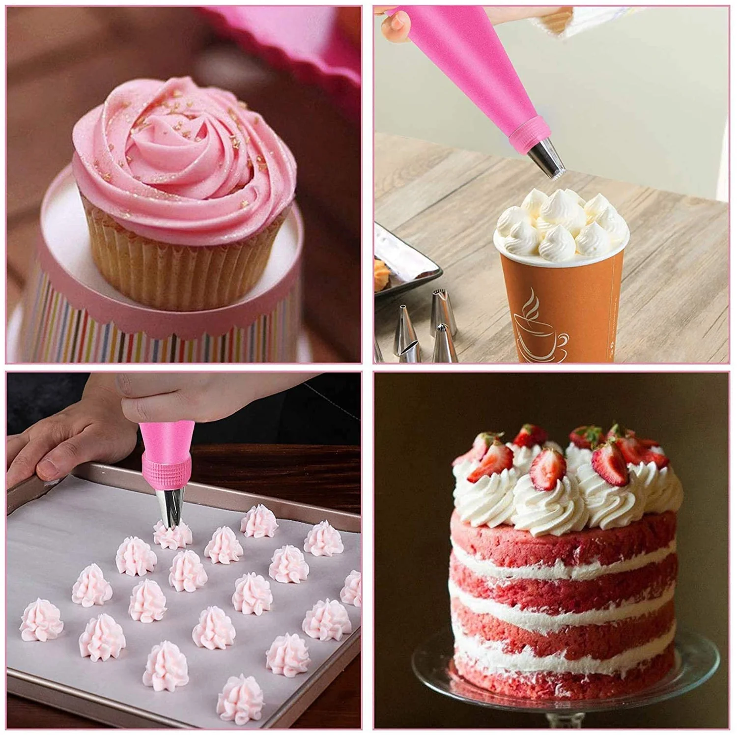 Cake Nozzle Set for Pastry Decorations (55-Piece) - Image 12
