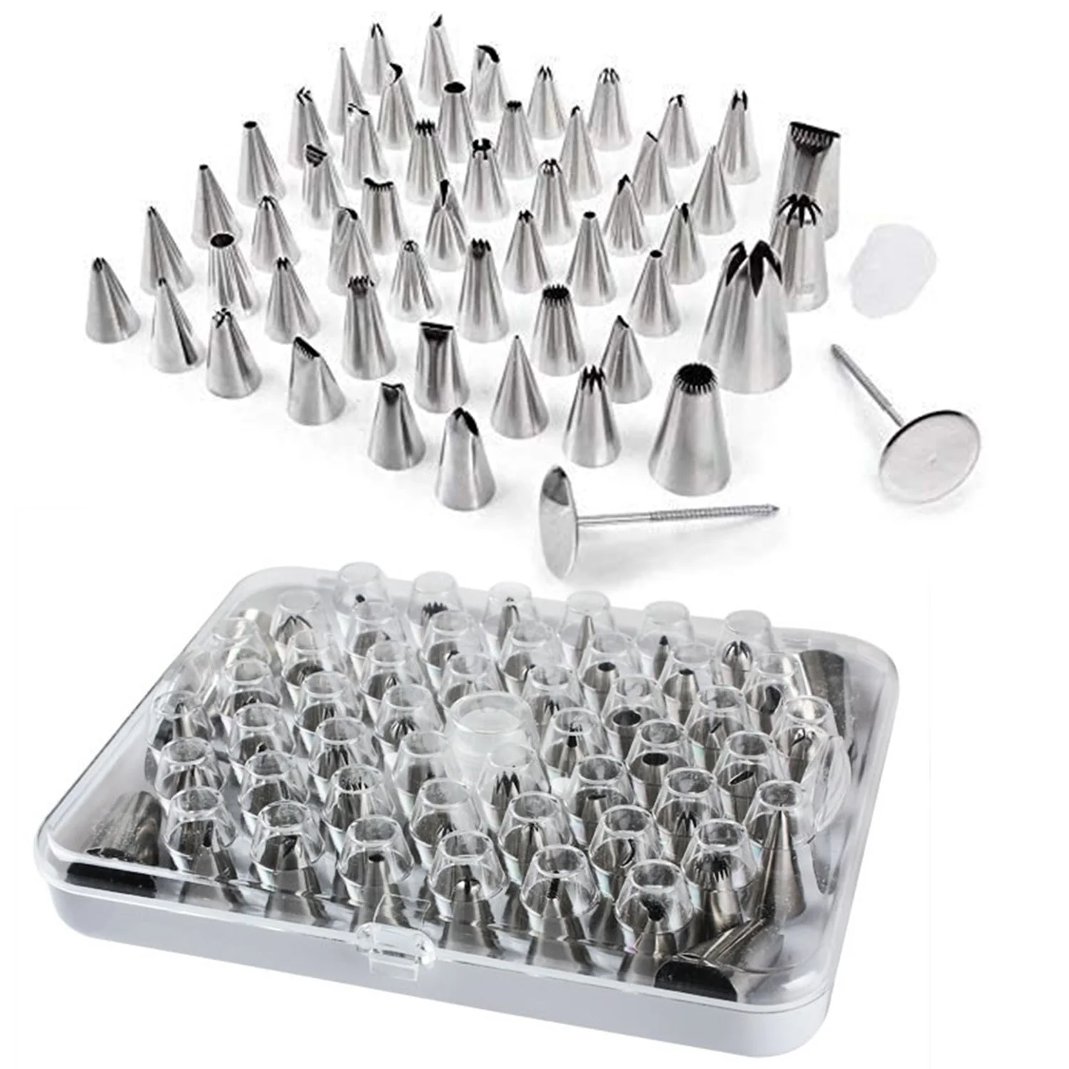 Cake Nozzle Set for Pastry Decorations (55-Piece) - Image 13