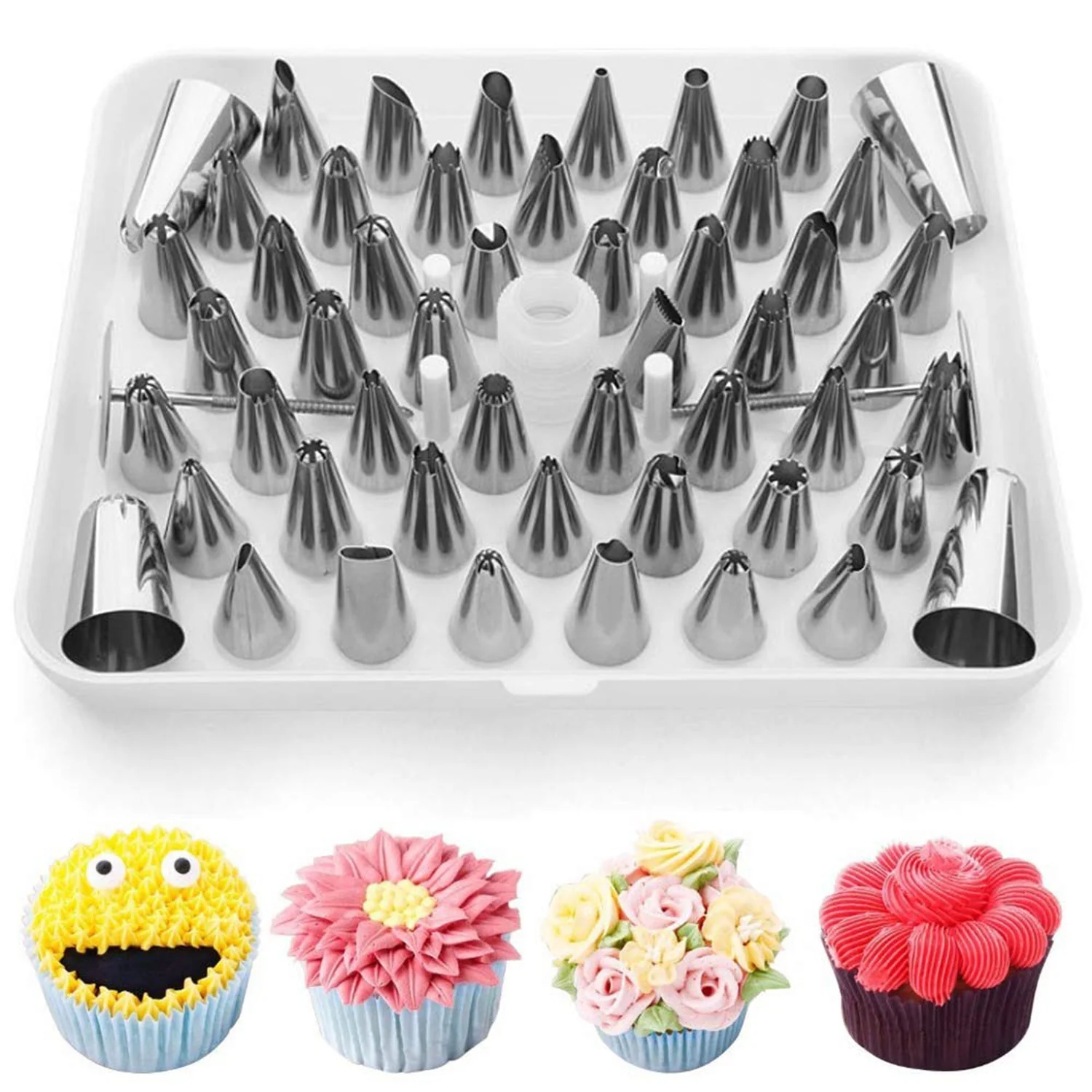 Cake Nozzle Set for Pastry Decorations (55-Piece) - Image 6