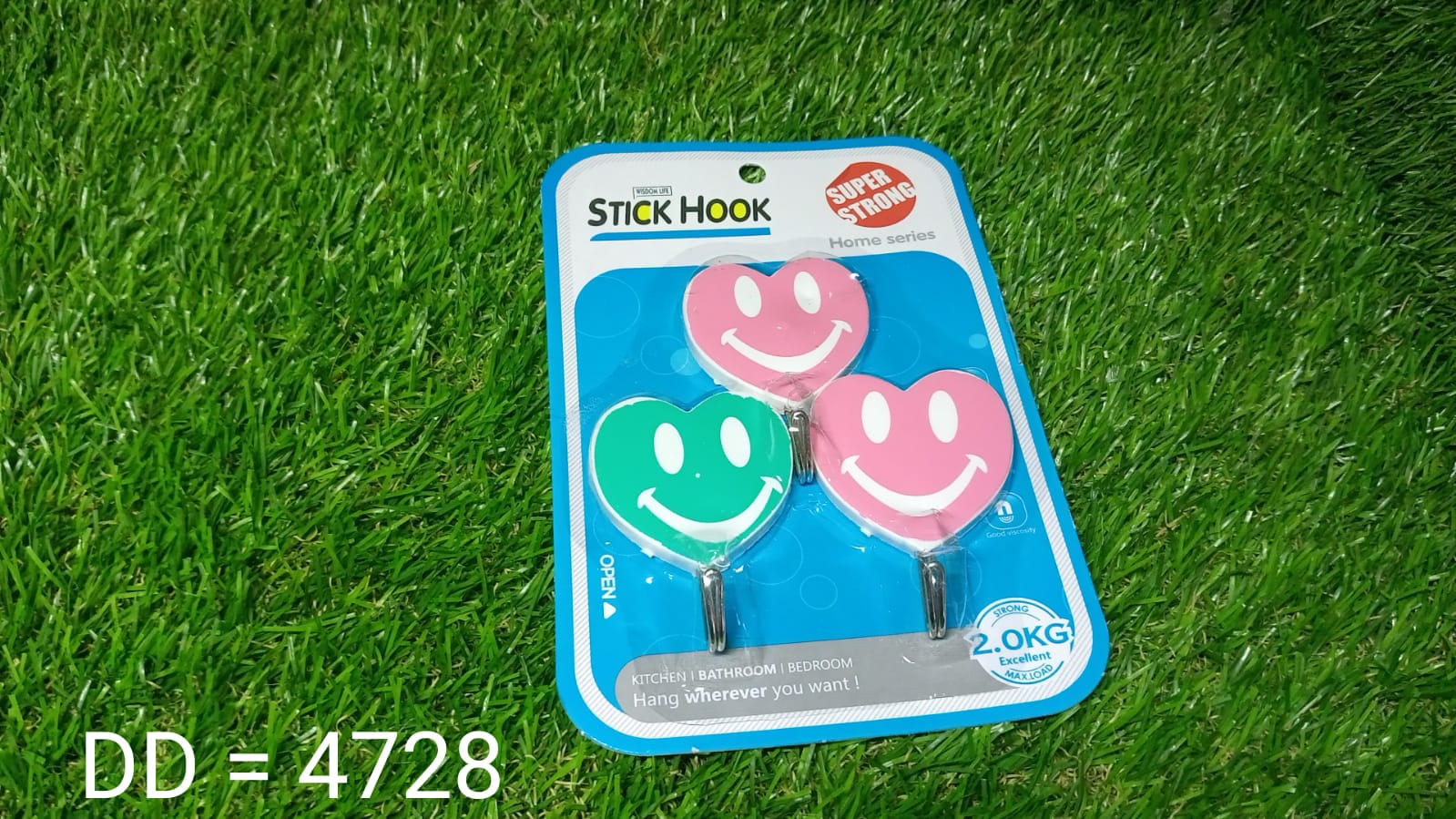 Plastic Self-Adhesive Kitchen 3Pc Hooks - Image 10