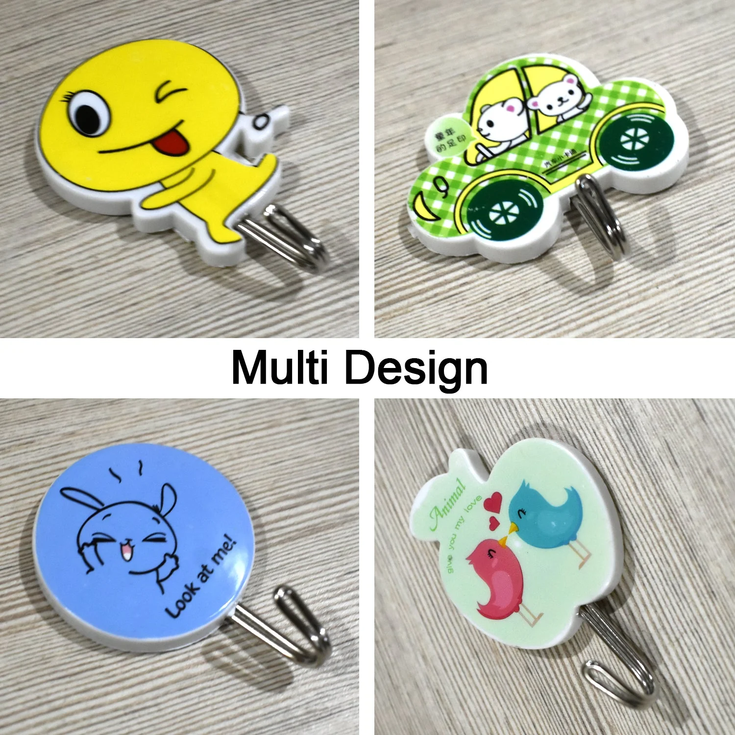 Plastic Self-Adhesive Kitchen 3Pc Hooks - Image 5