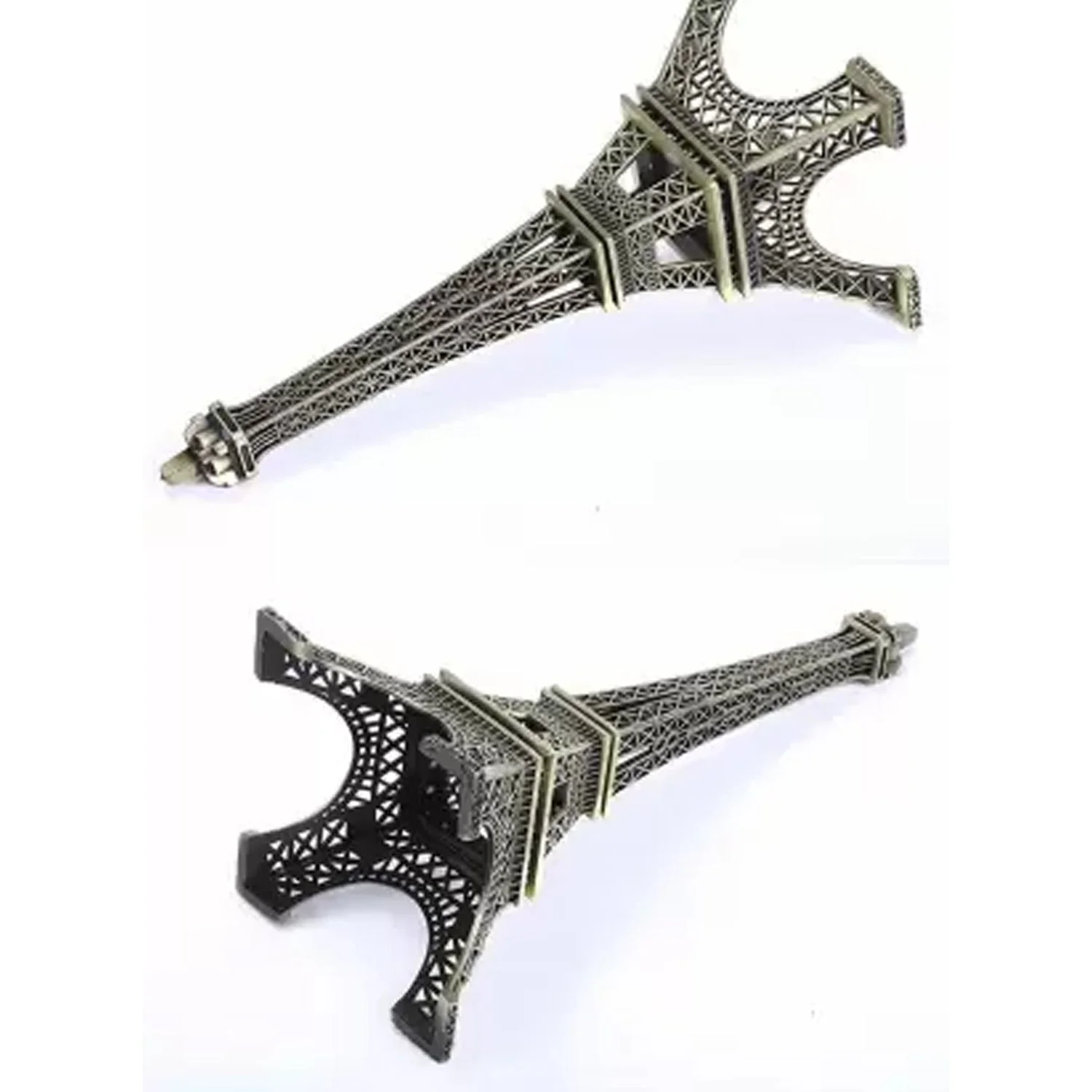 Antique 3D Eiffel Tower Statue - Metal Paris Landmark Decorative Showpiece - Image 8