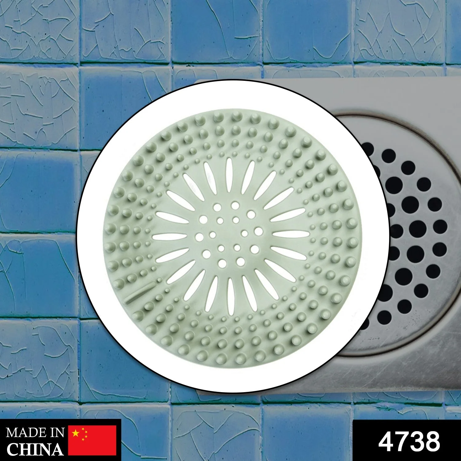 Shower Drain Cover – Prevents Clogging from Hair & Debris in Bathroom Floors - Image 2