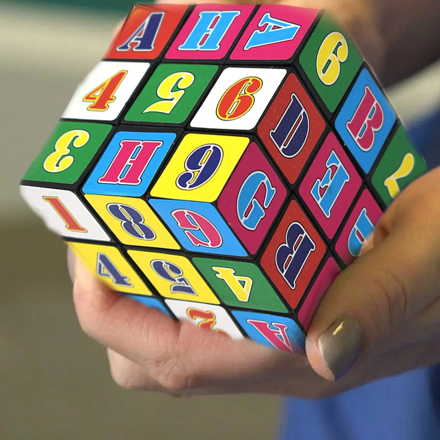 Alpha Numeric Cube for Educational & Entertaining Use by Kids and Adults - Image 3