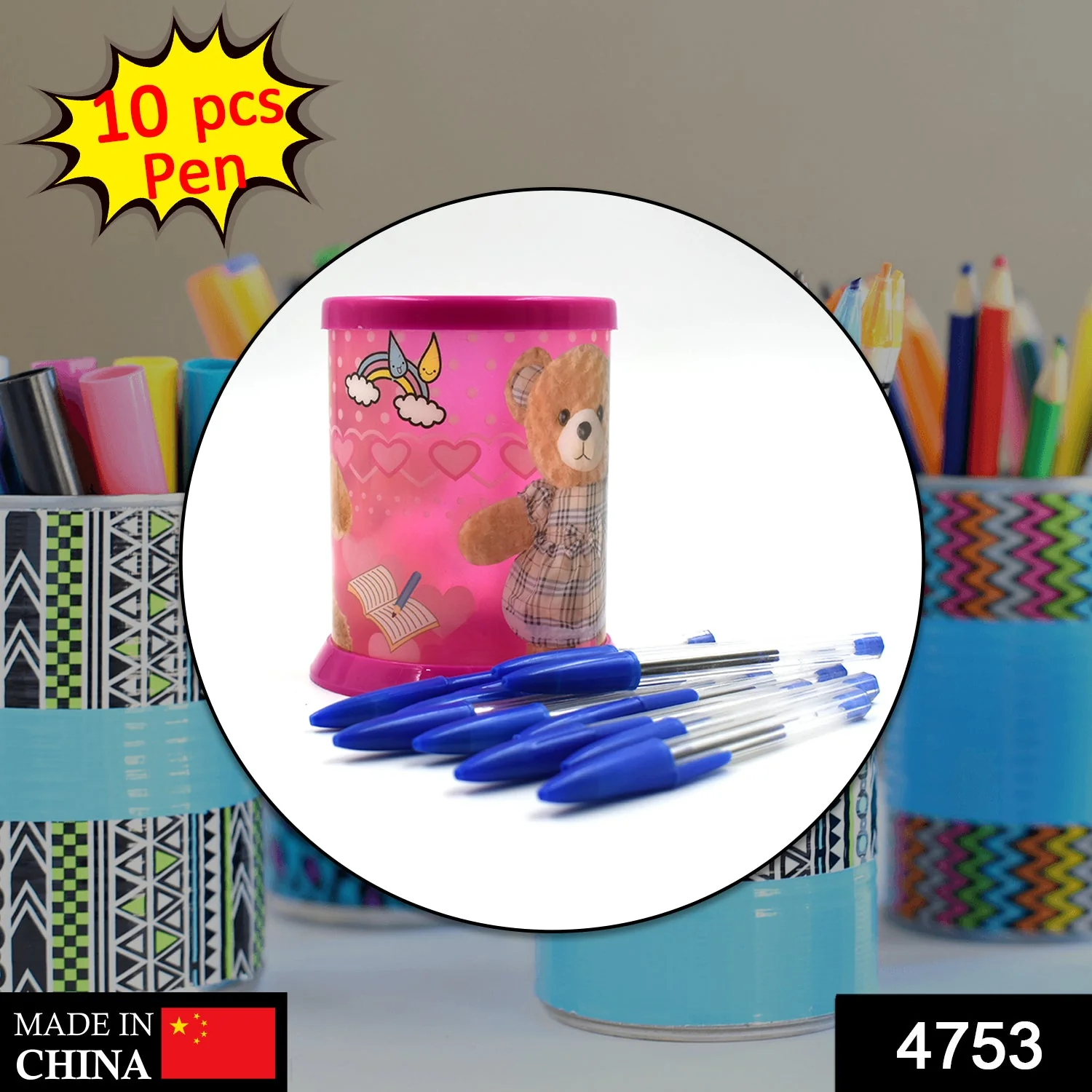 Perfect Writing Partner for Kids (Pack of 10Pcs With DIY Stand) - Image 2