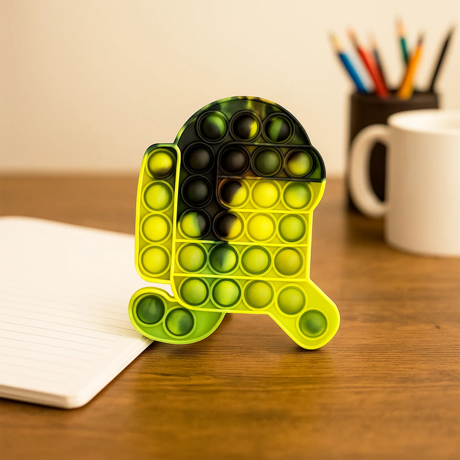 Premium Astronaut Silicone Pop It Fidget Toy (1 Pc) - Image 3