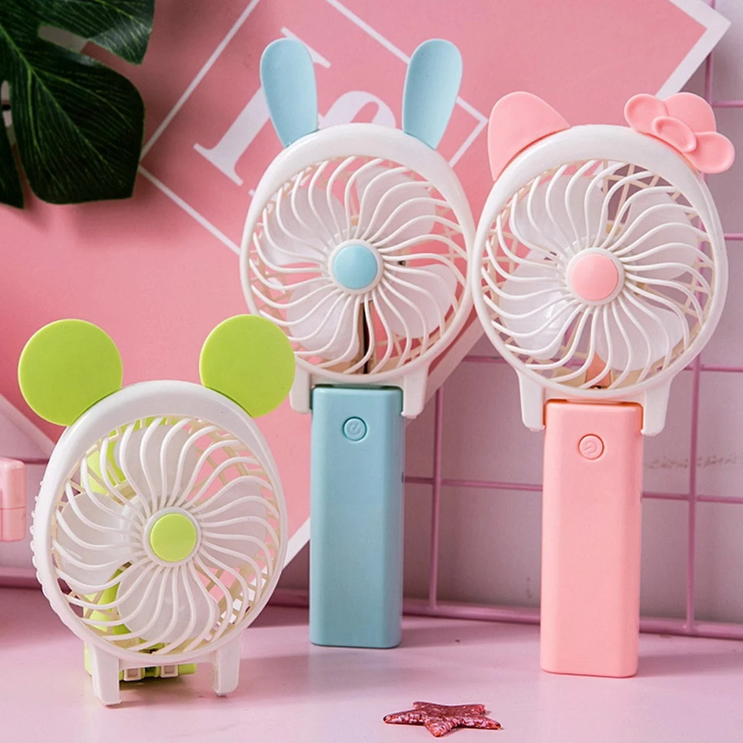 Mini Cartoon Style Fan  household and many more for producing fresh air purposes - Image 7