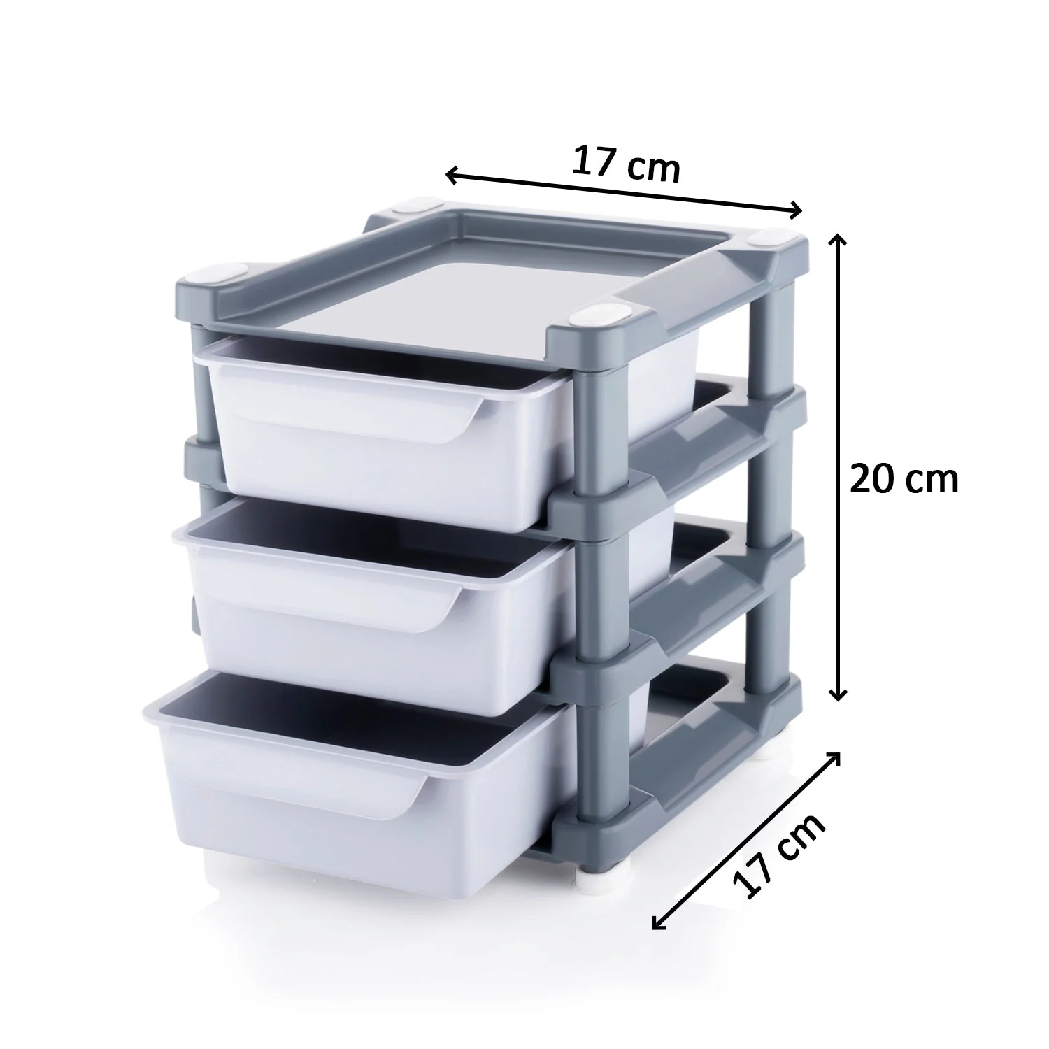 Mini 3 Layer Drawer Used for storing makeup equipment’s and kits used by women’s - Image 5