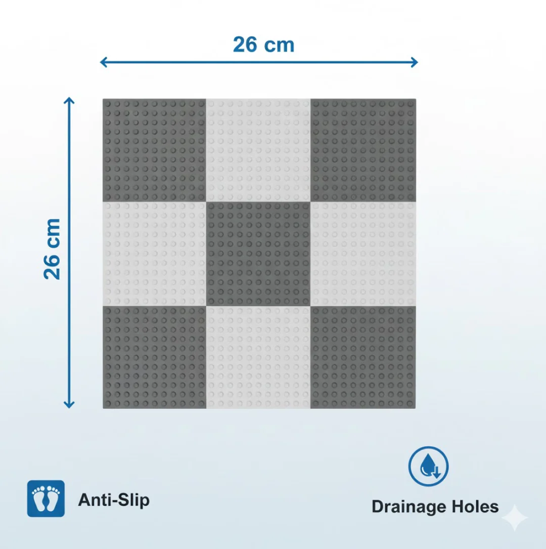 Bath Anti-Slip Mat – Prevent Slippery Surfaces While Bathing (26×26 cm) - Image 8
