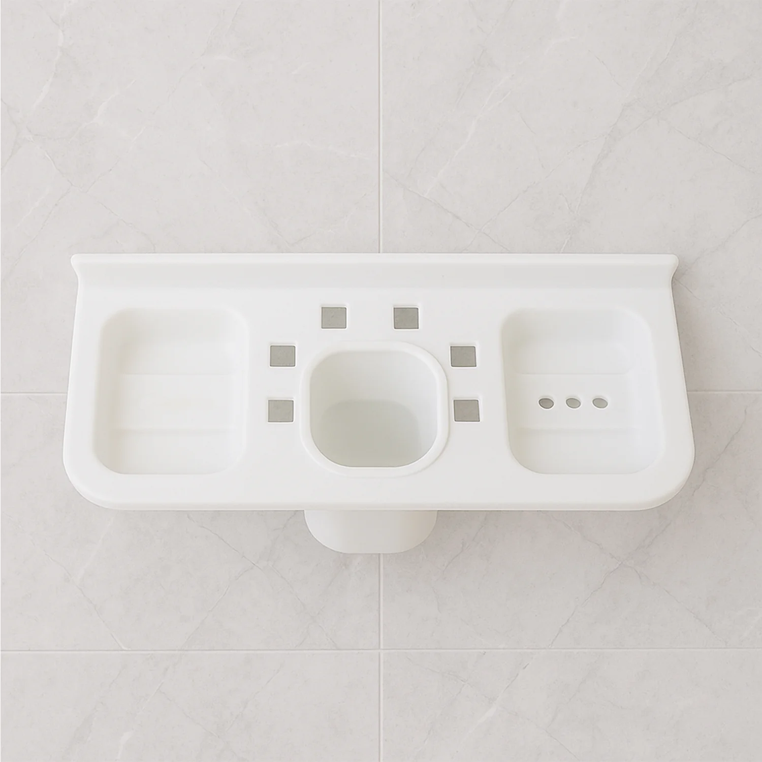 Plastic Soap Dish and plastic soap dish tray (2 Pc) - Image 3