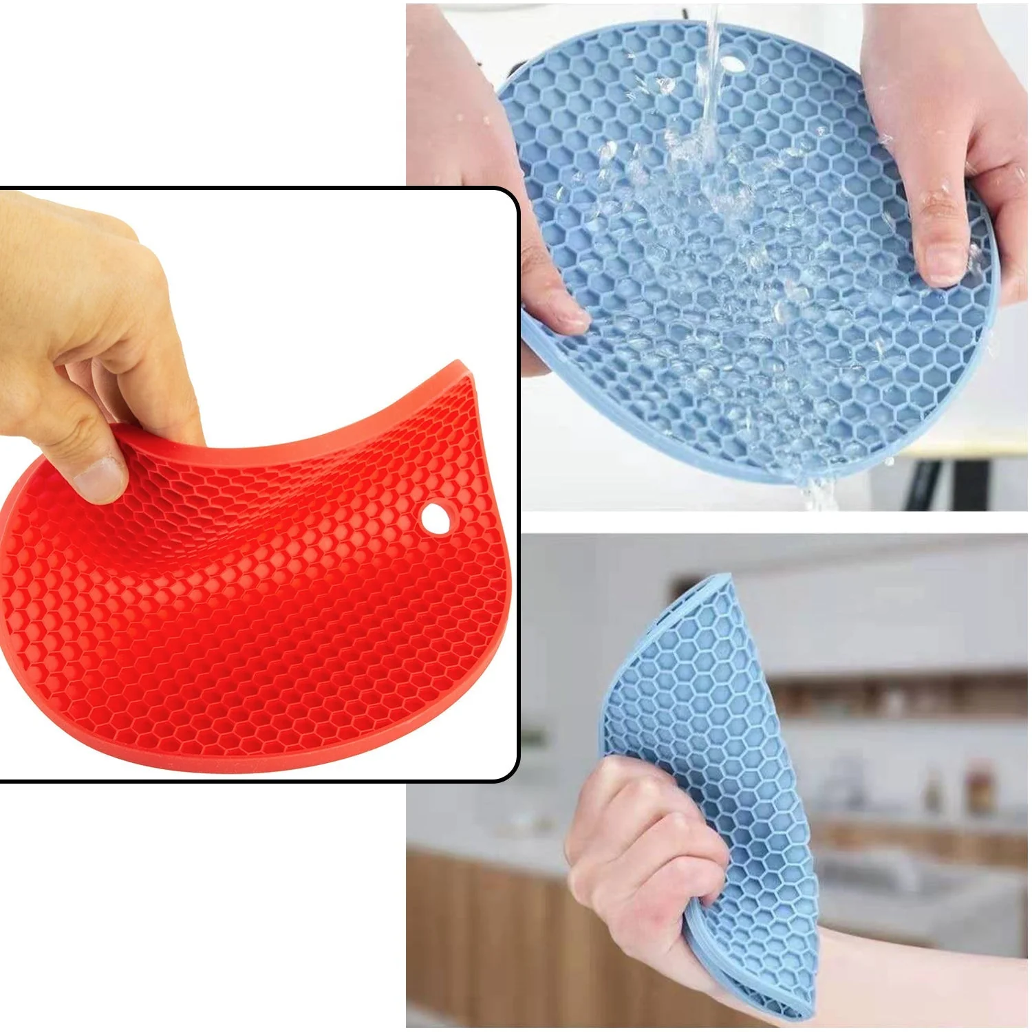 Silicone Hot Mat – Heat-Resistant Pad for Breakfast, Lunch & Dinner Use - Image 7