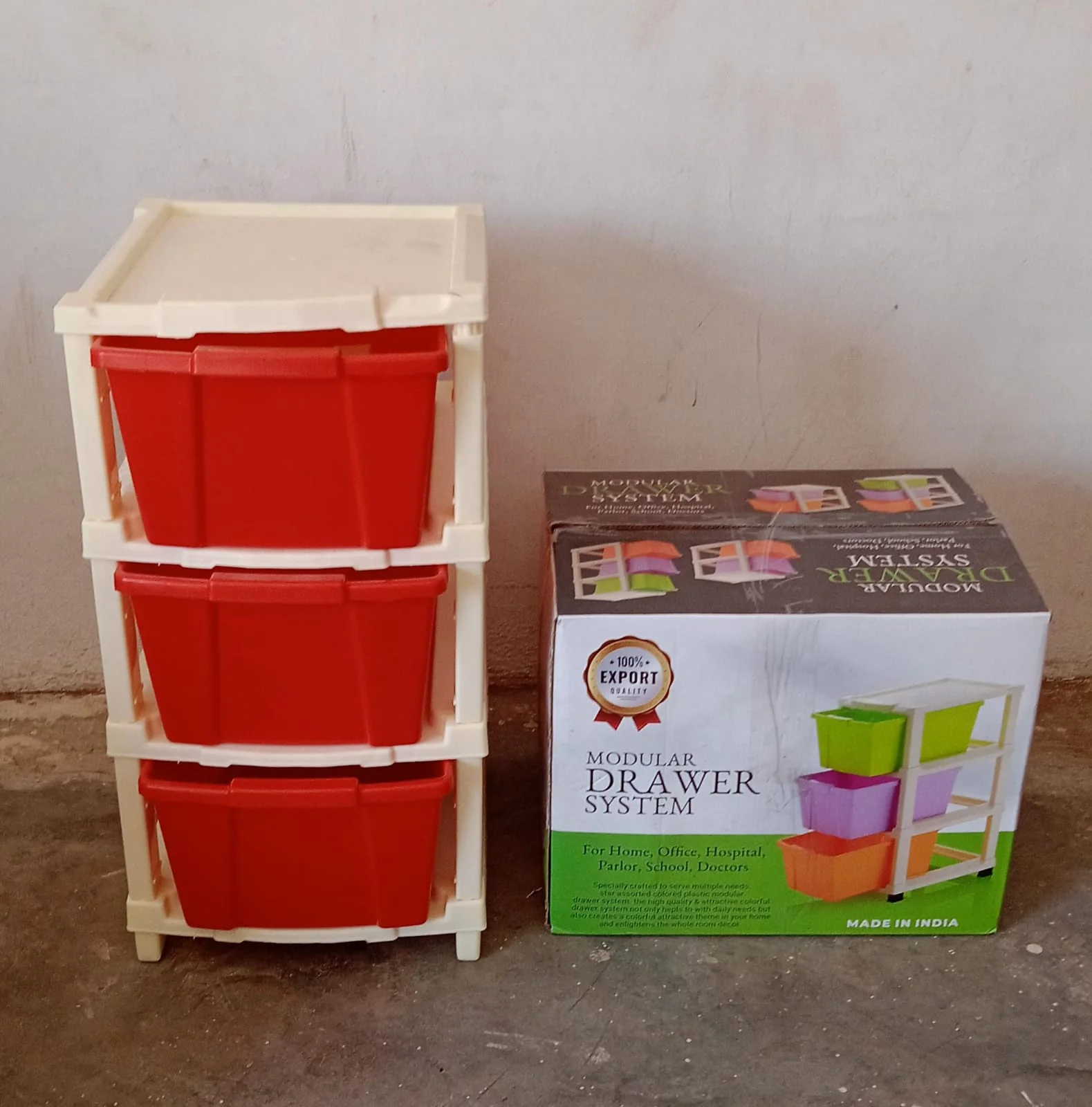 Multi-Purpose Anti-Slip 3 Layer Modular Drawer Storage System - Image 9