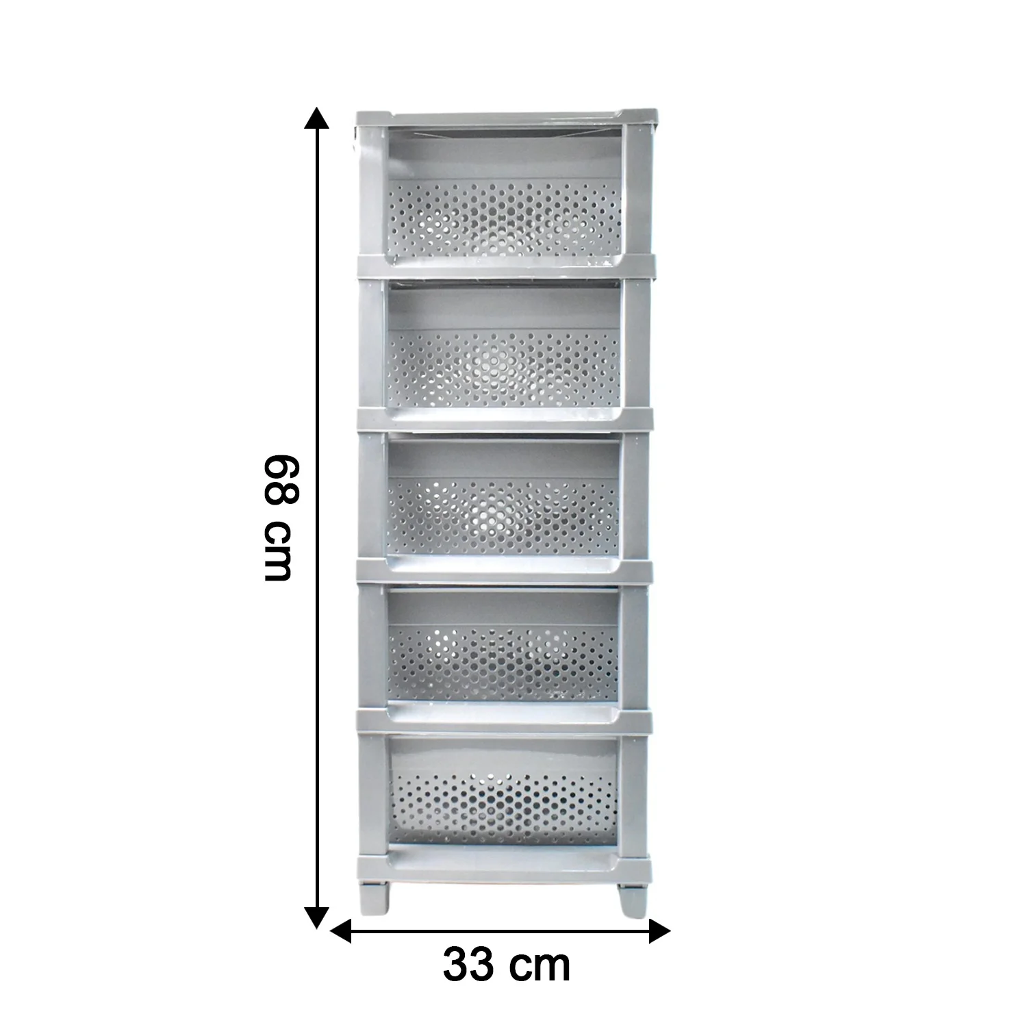 Multi-Purpose Anti-Slip 5 Layer Modular Drawer Storage System (68×33 Cm) - Image 6