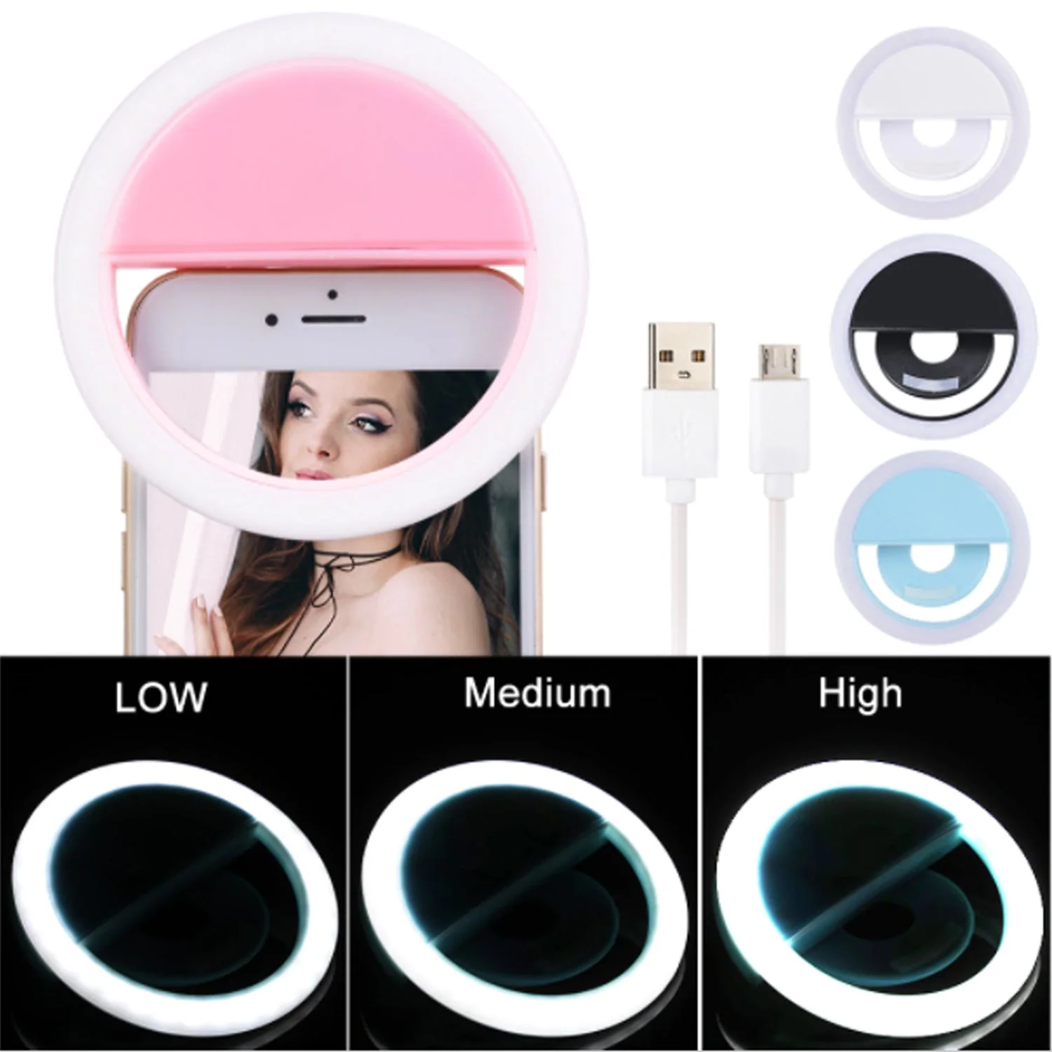 LED Selfie Ring Light for Bright Photos & Videos - Image 3