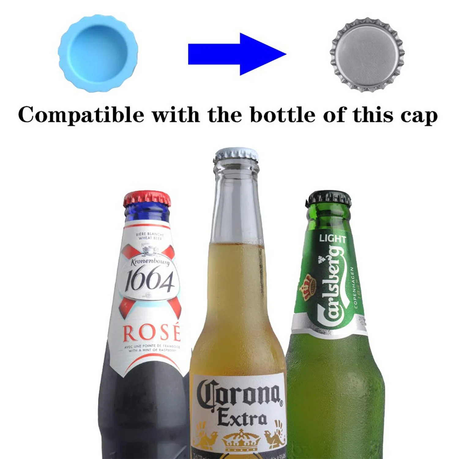 Beer Savers Caps for Soda & Bottles (6-Piece) - Image 11
