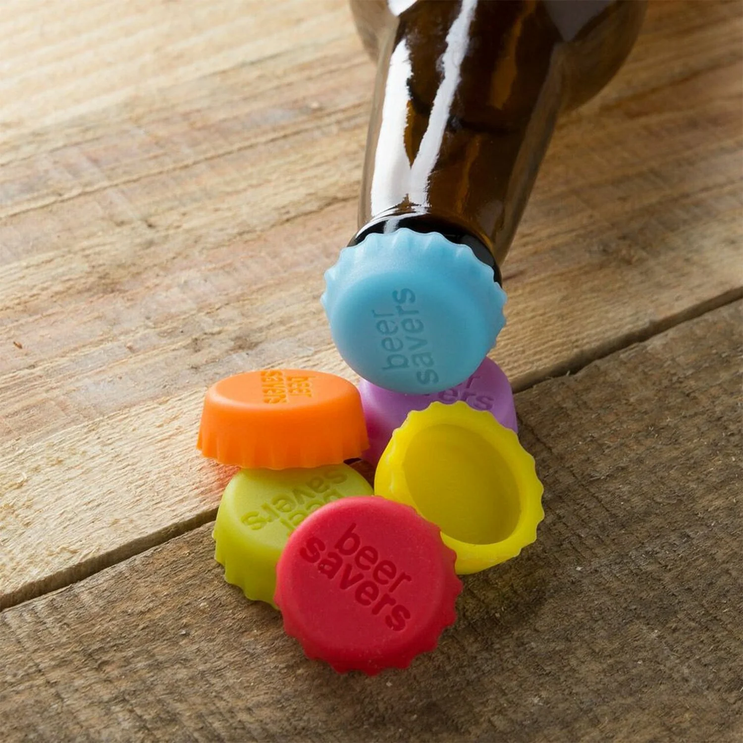 Beer Savers Caps for Soda & Bottles (6-Piece) - Image 12