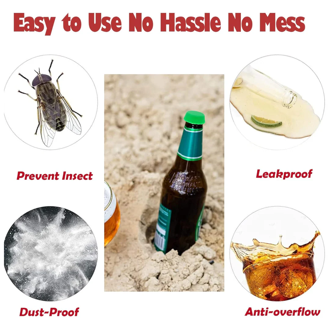 Beer Savers Caps for Soda & Bottles (6-Piece) - Image 4