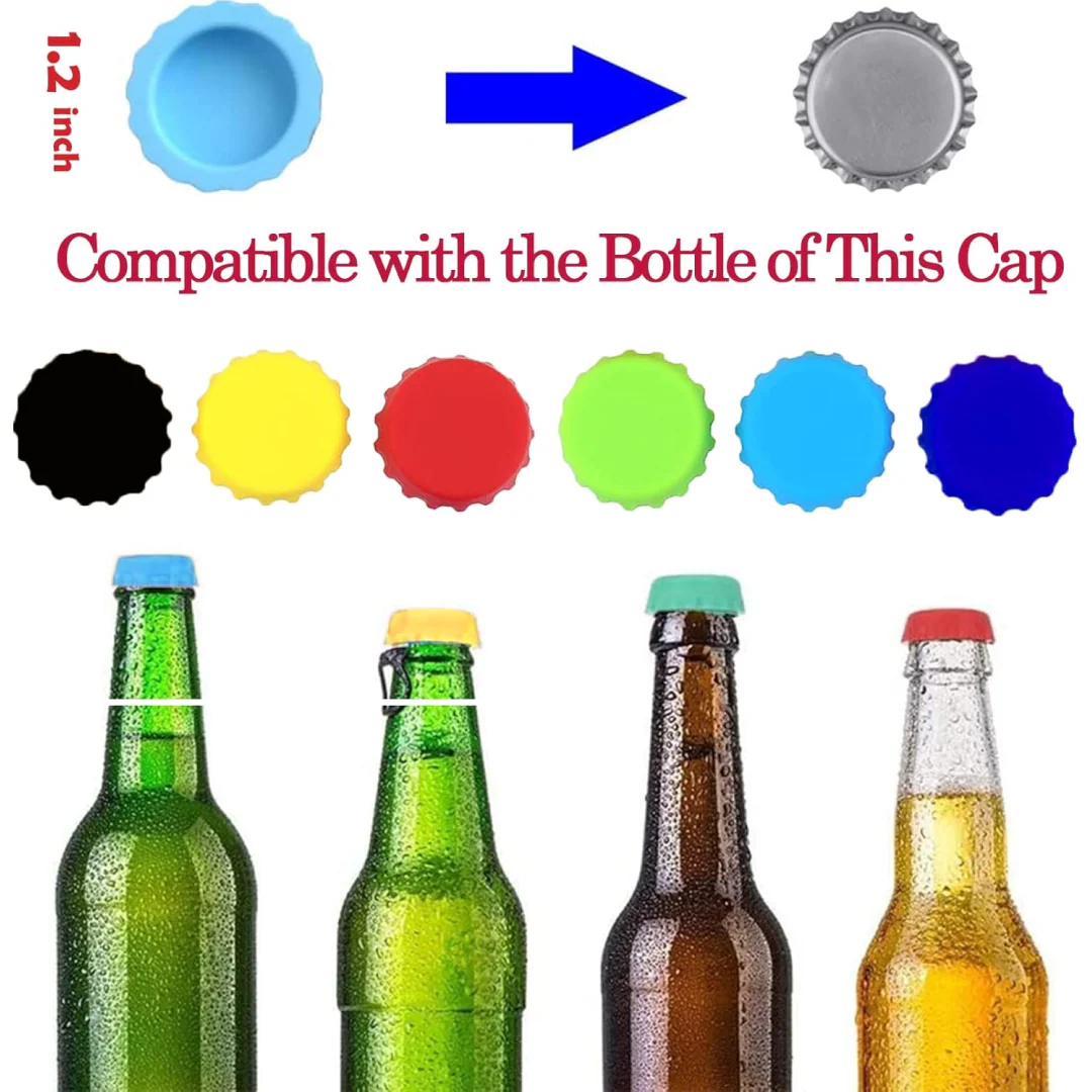 Beer Savers Caps for Soda & Bottles (6-Piece) - Image 5