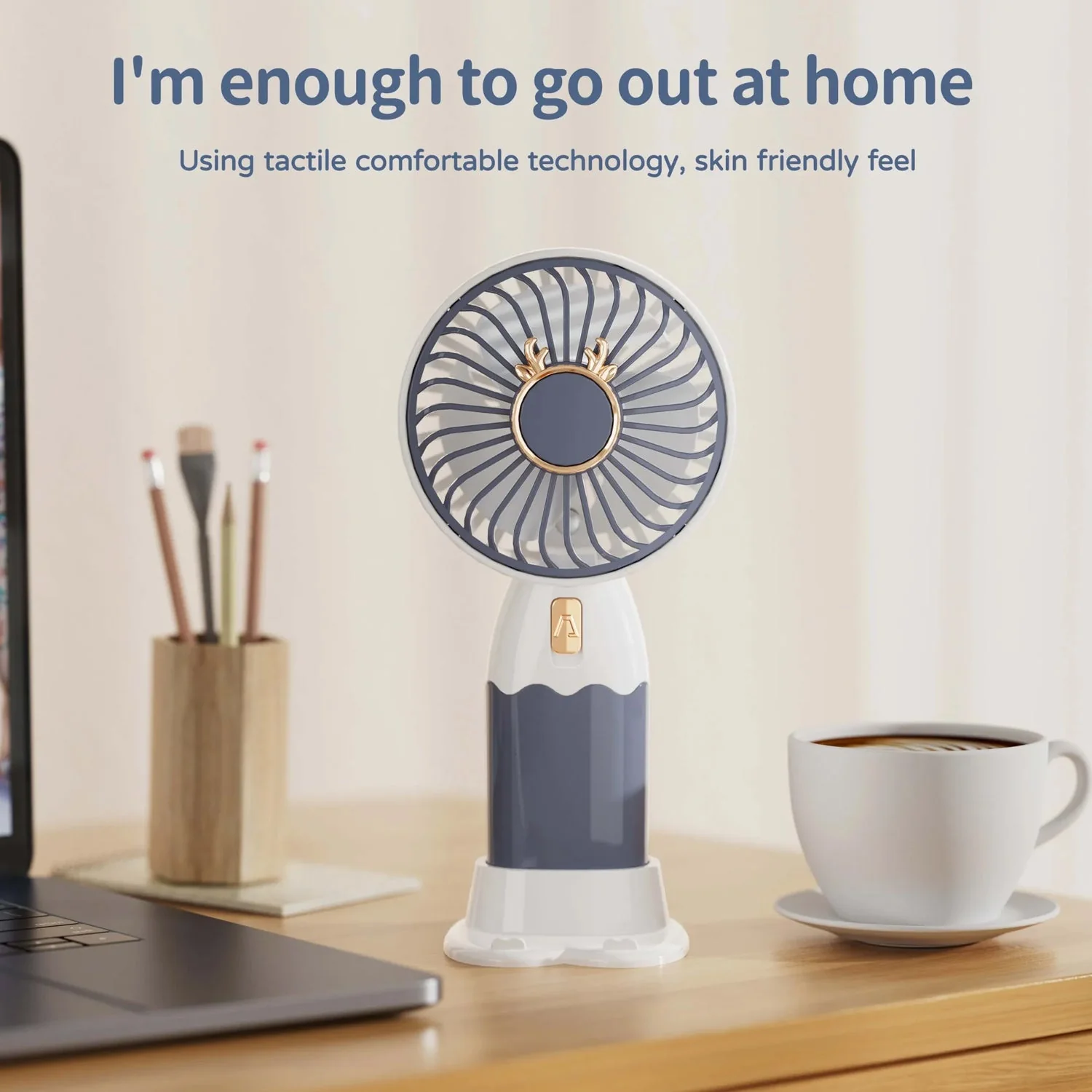 Mini Fan Rechargeable Table Fan Handheld Fan  For Home , Office , Car - Image 6
