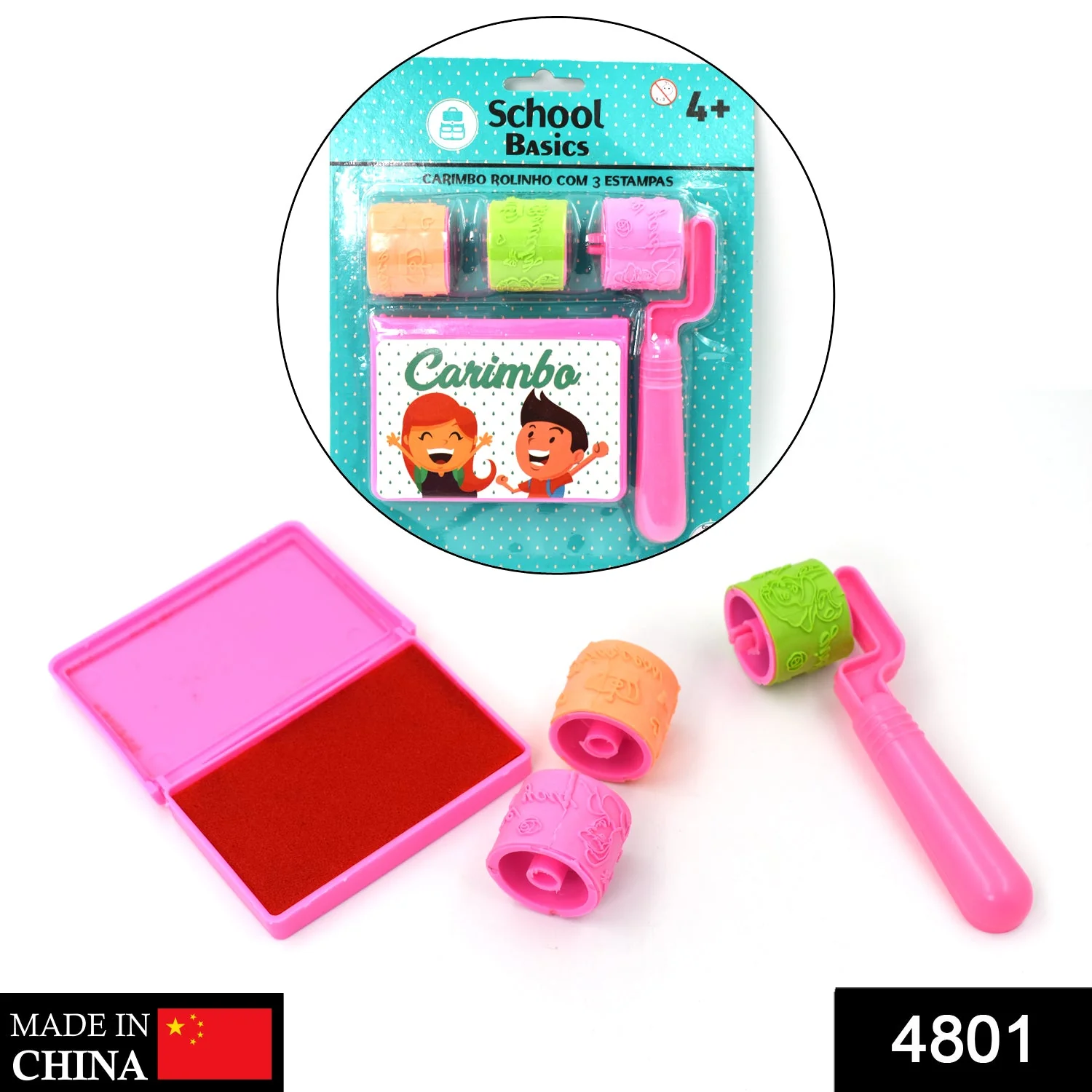 Roller Stamp – Fun for Kids and Children for Household Play Purposes - Image 2