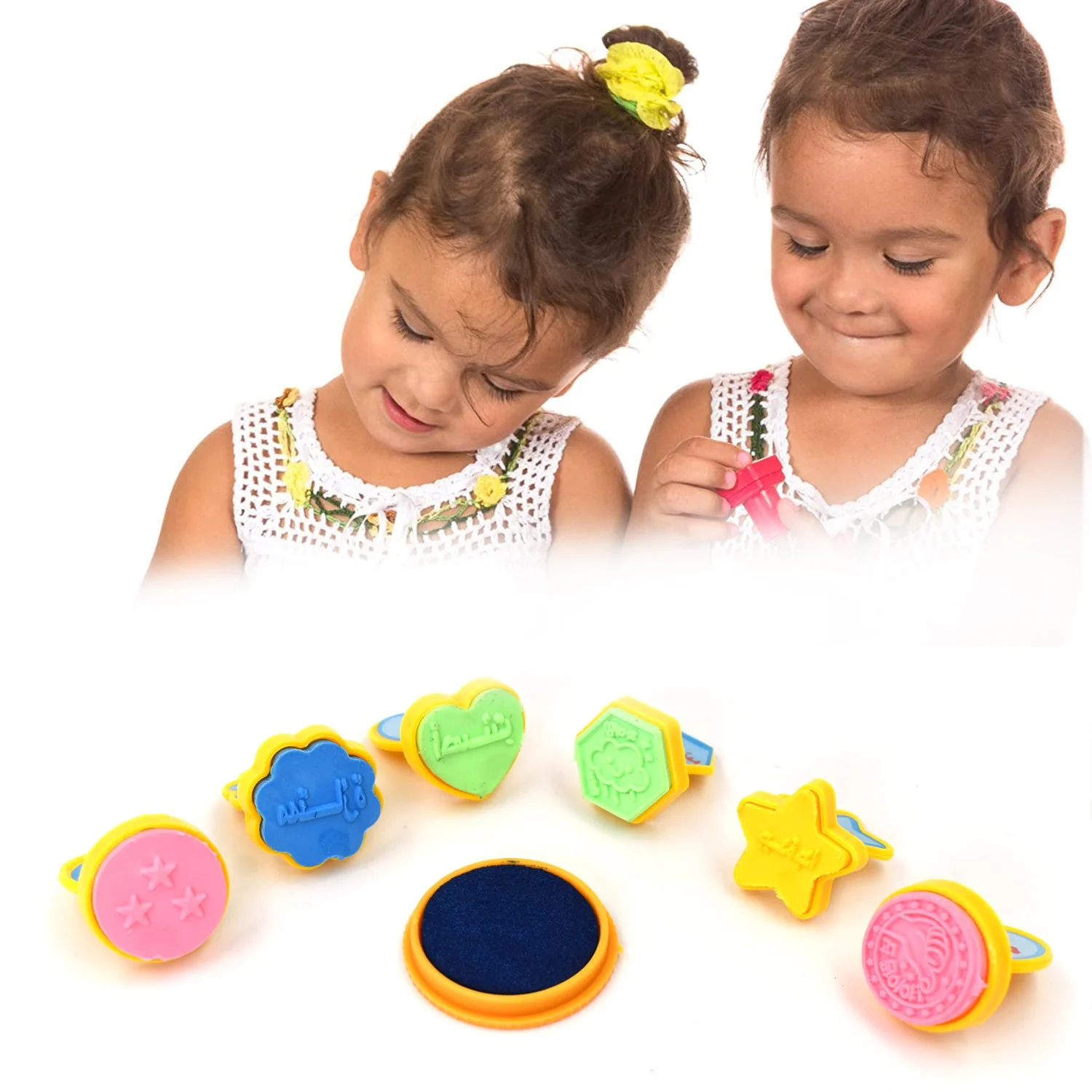 Unique Different Shape Stamps 7 pieces for Kids  Prefect Gift for Teachers - Image 3