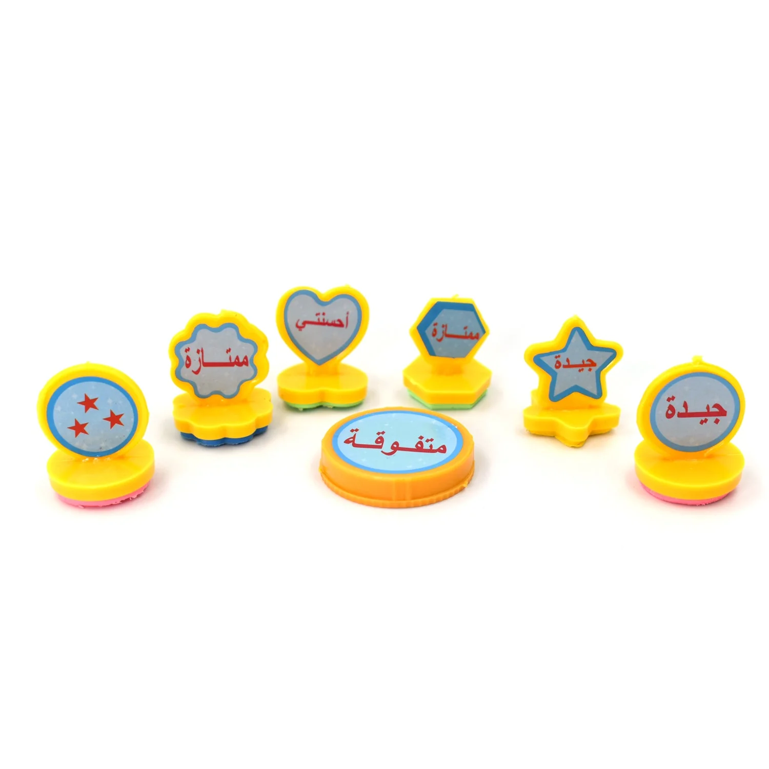 Unique Different Shape Stamps 7 pieces for Kids  Prefect Gift for Teachers - Image 4