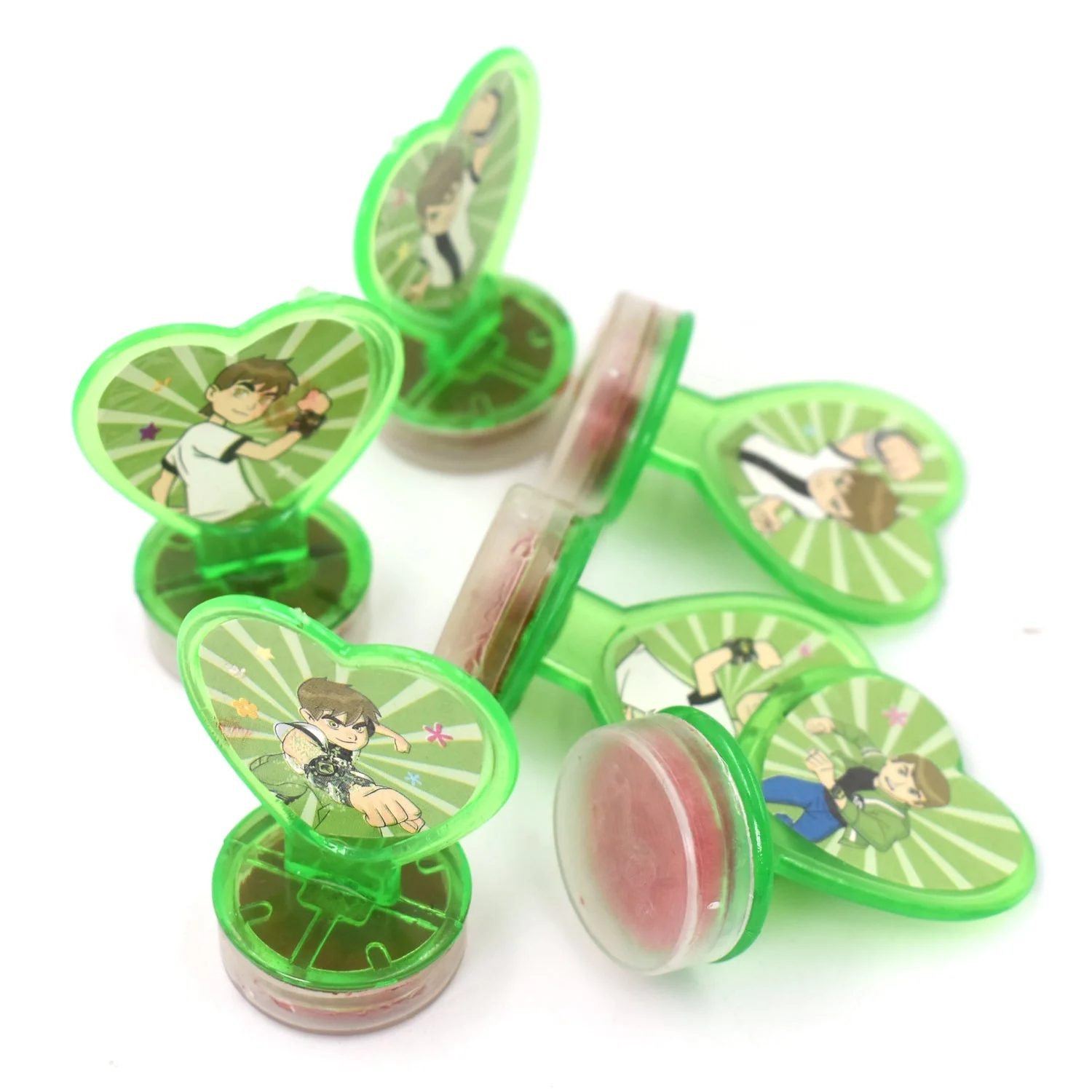 Cartoon Heart Stamps Motivational Reward Stamps for Kids, Teachers & Parents (6 Pcs) - Image 7