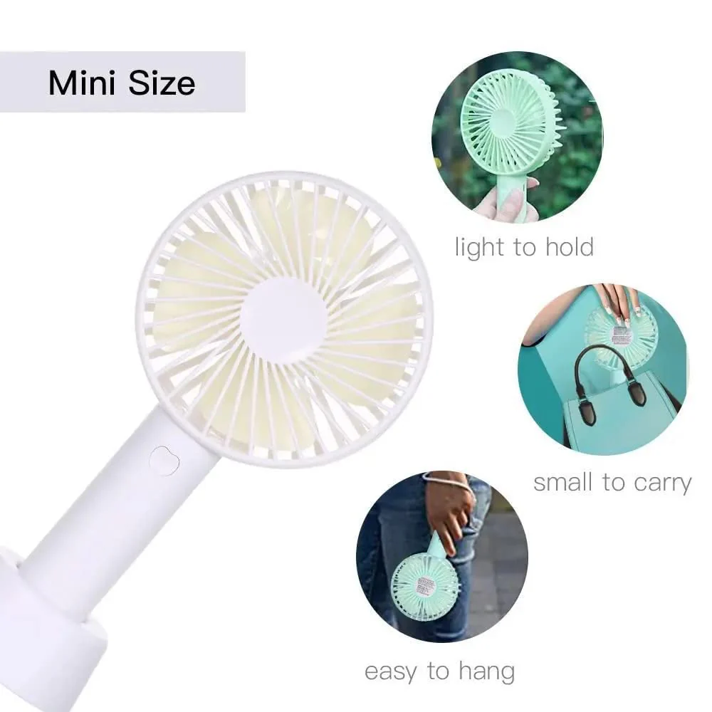 Portable Classic Hand Fan 3-Speed Table Fan for Office School Home Use - Image 5
