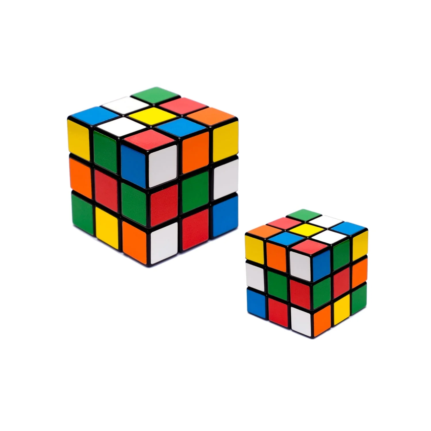 Plastic Fancy 3x3 Small Cube Puzzles Game - 2 Pieces (Multicolour) - Image 4