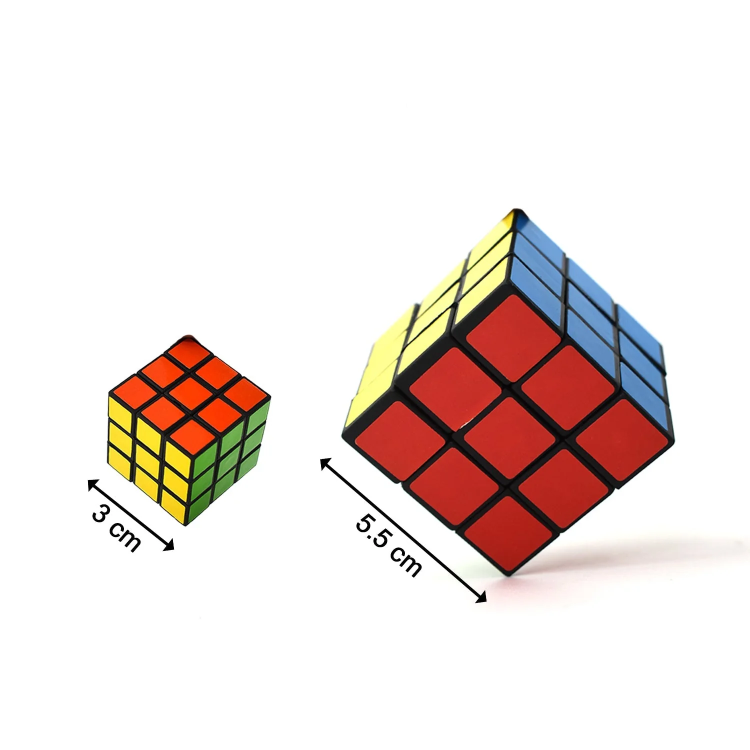 Plastic Fancy 3x3 Small Cube Puzzles Game - 2 Pieces (Multicolour) - Image 5