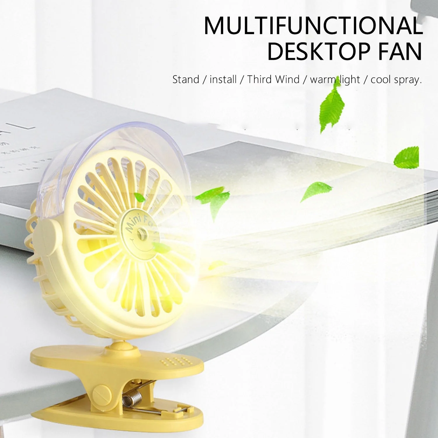 Clip Desk Fan Portable Table Cooling Fan for Home, Car & Office - Image 5