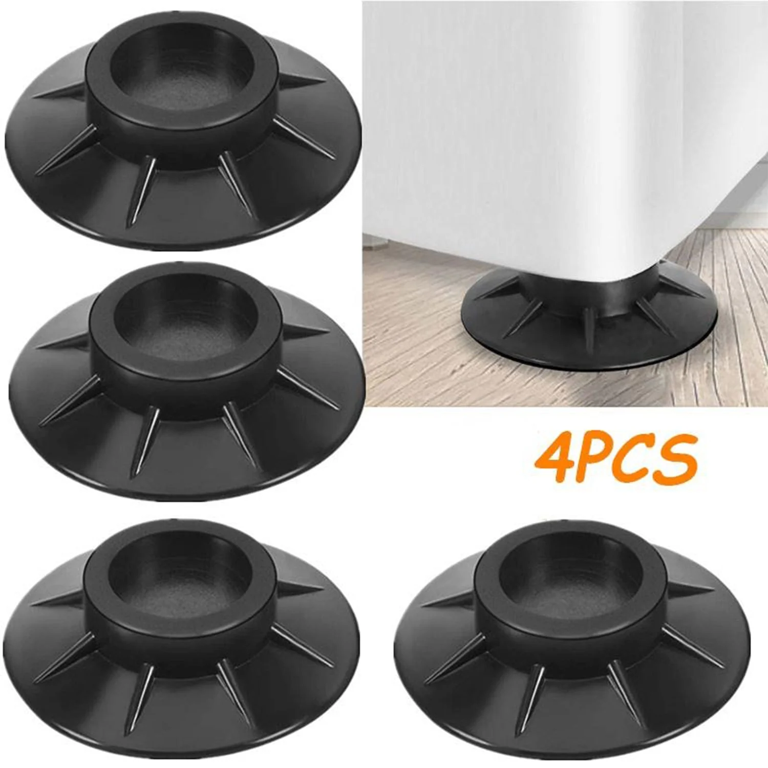Furniture Vibration Pads - 4-Piece Set for Table & Stool Support at Home & Office - Image 3