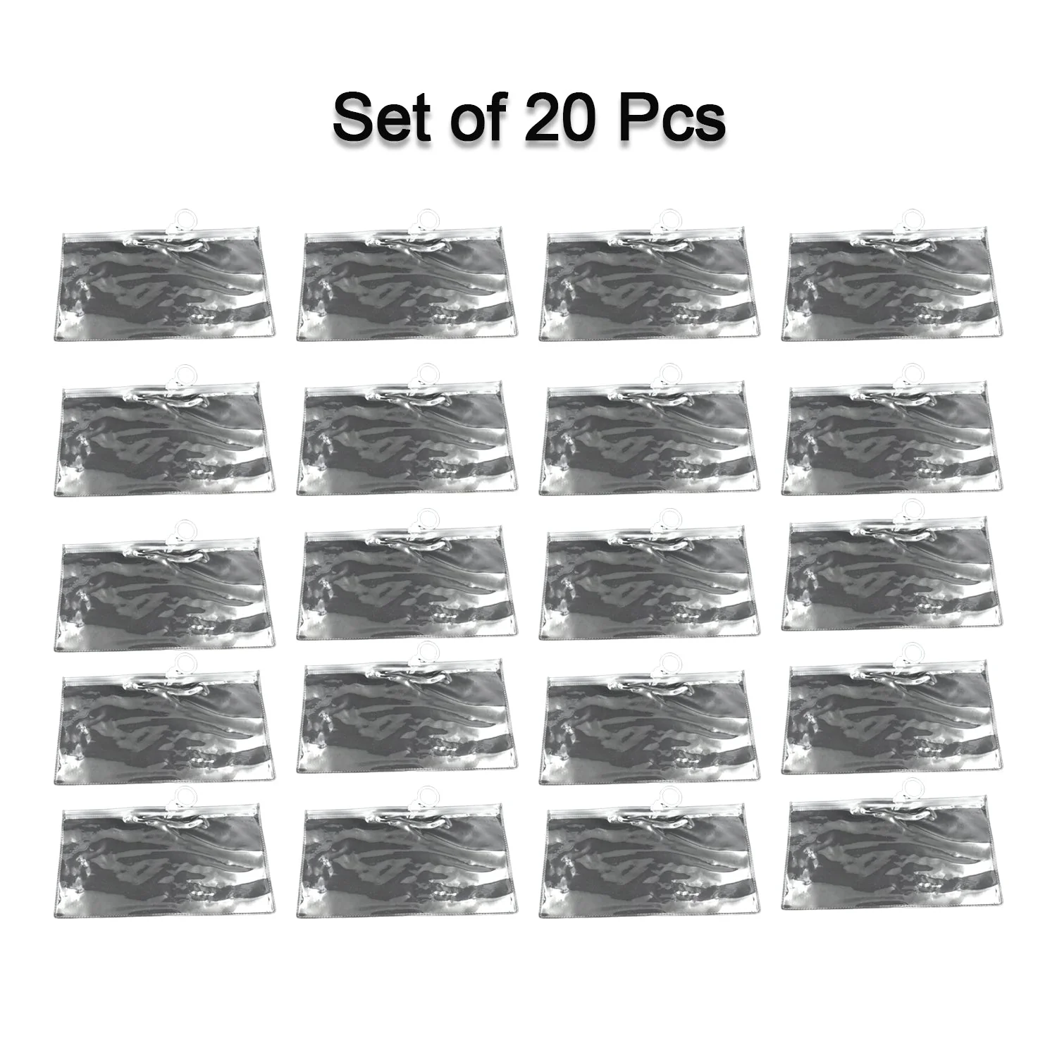 20 Pc Transparent Pouch For Carrying Stationary Stuffs And All By The Students. - Image 3