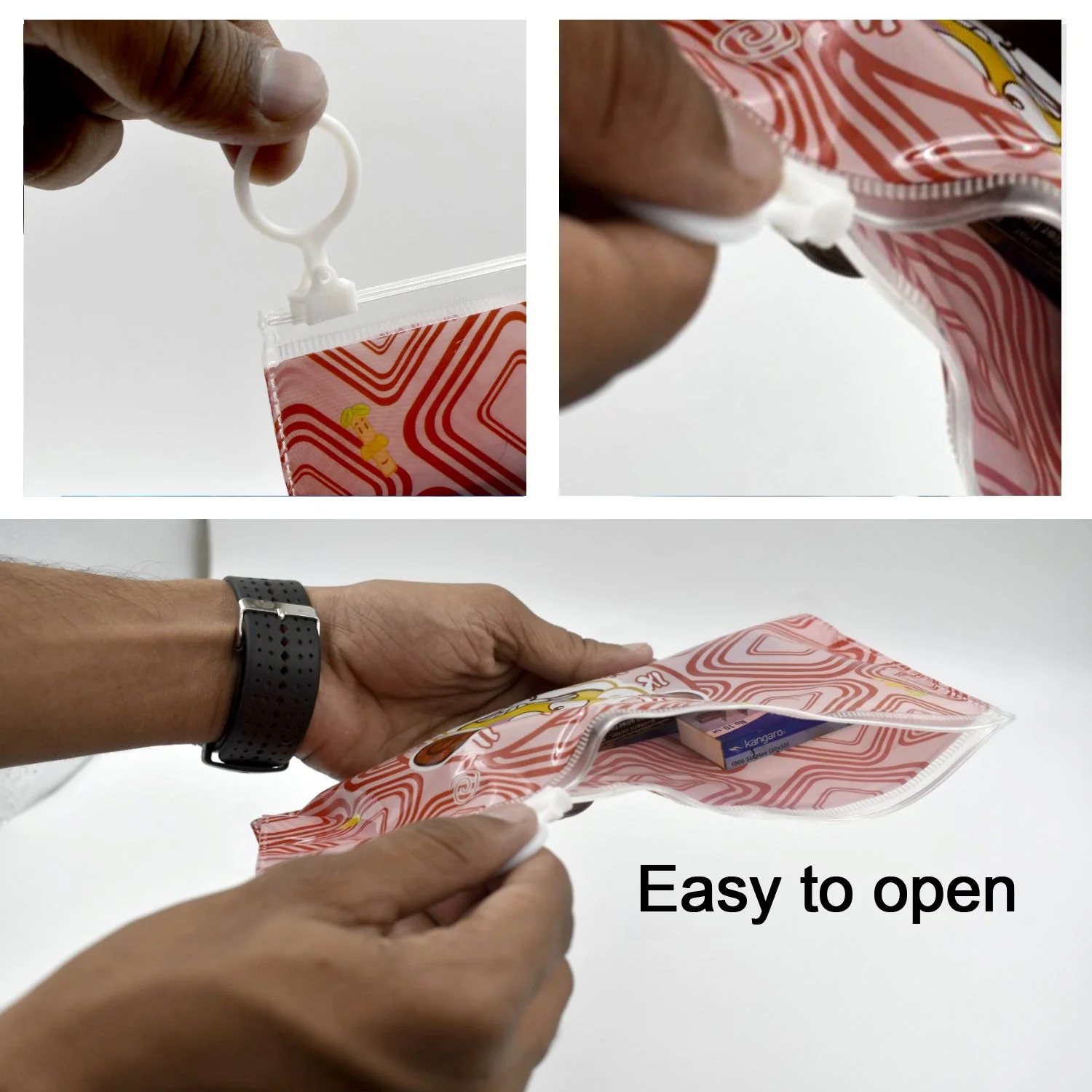 20 Pc Red Printed Pouch For Carrying Stationary Stuffs And All By The Students. - Image 6