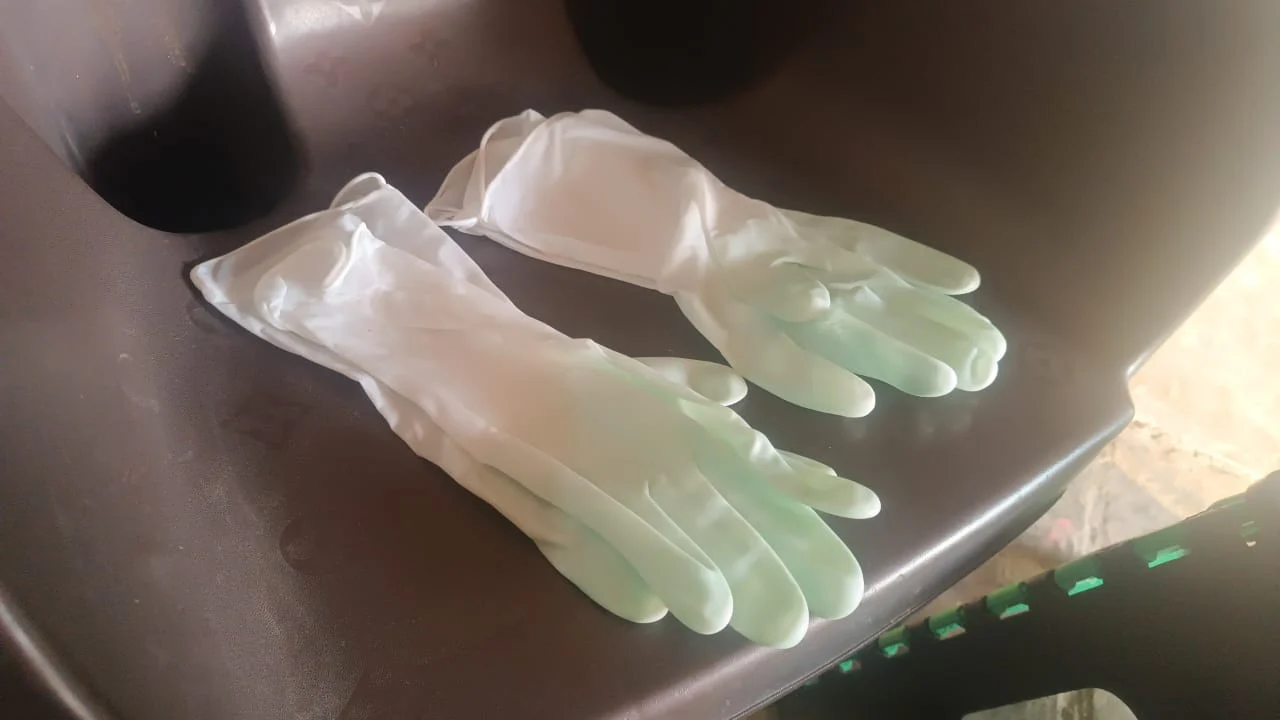 2 pair med yellow gloves For Cleaning - Image 10