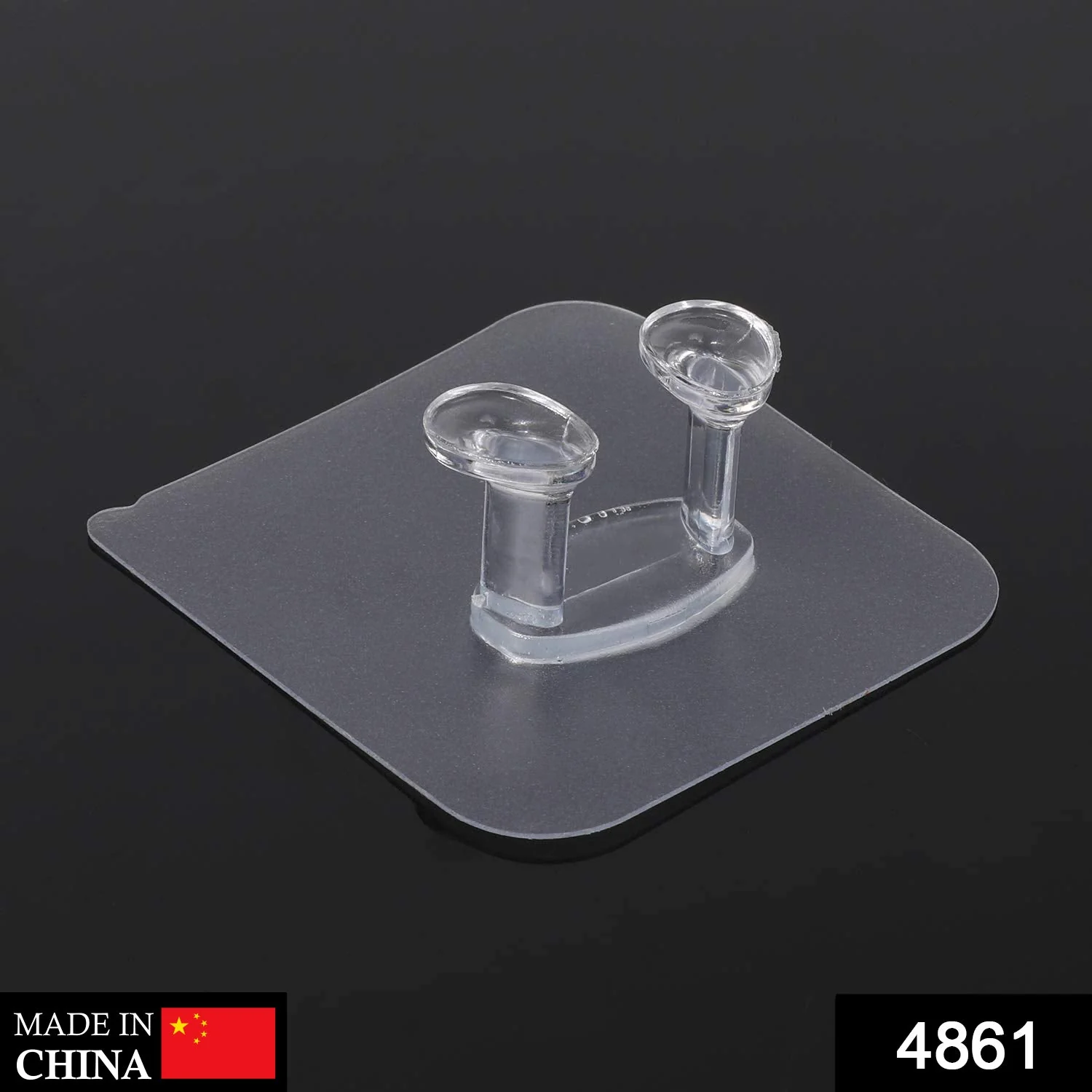 Transparent Multi-Function Wall Storage Hooks - Image 2
