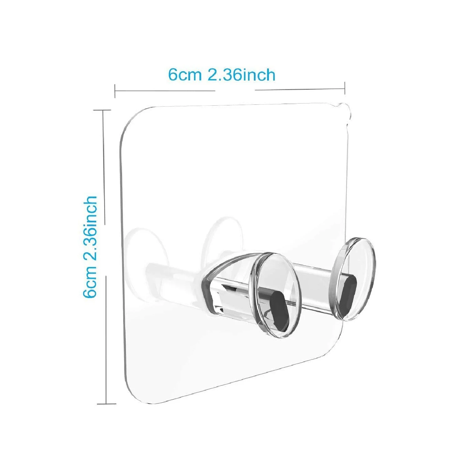 Transparent Multi-Function Wall Storage Hooks - Image 4