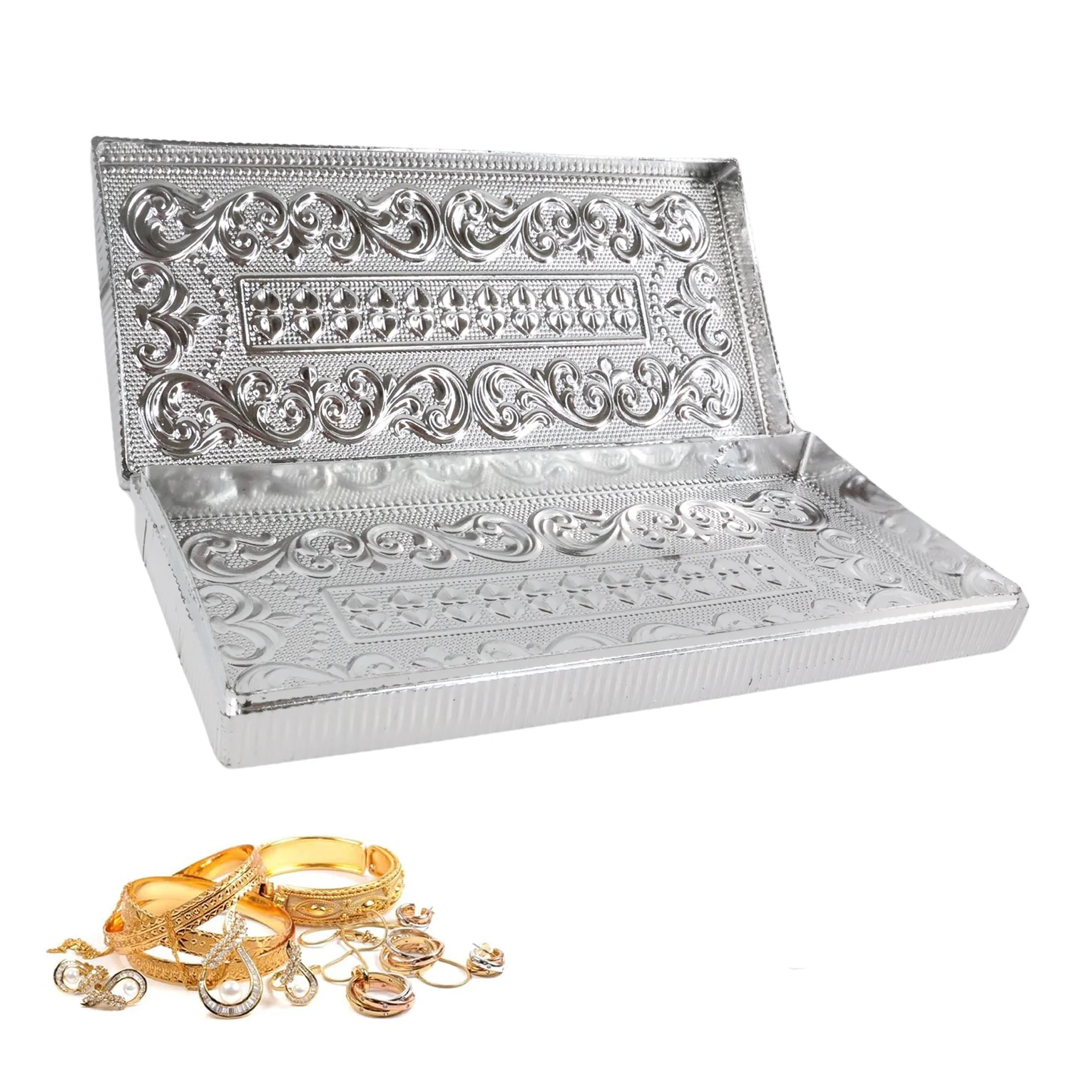 Multipurpose Rectangular Shaped Decorative Designer Gifting Cash Box (1 Pc / 20×9 Cm) - Image 8
