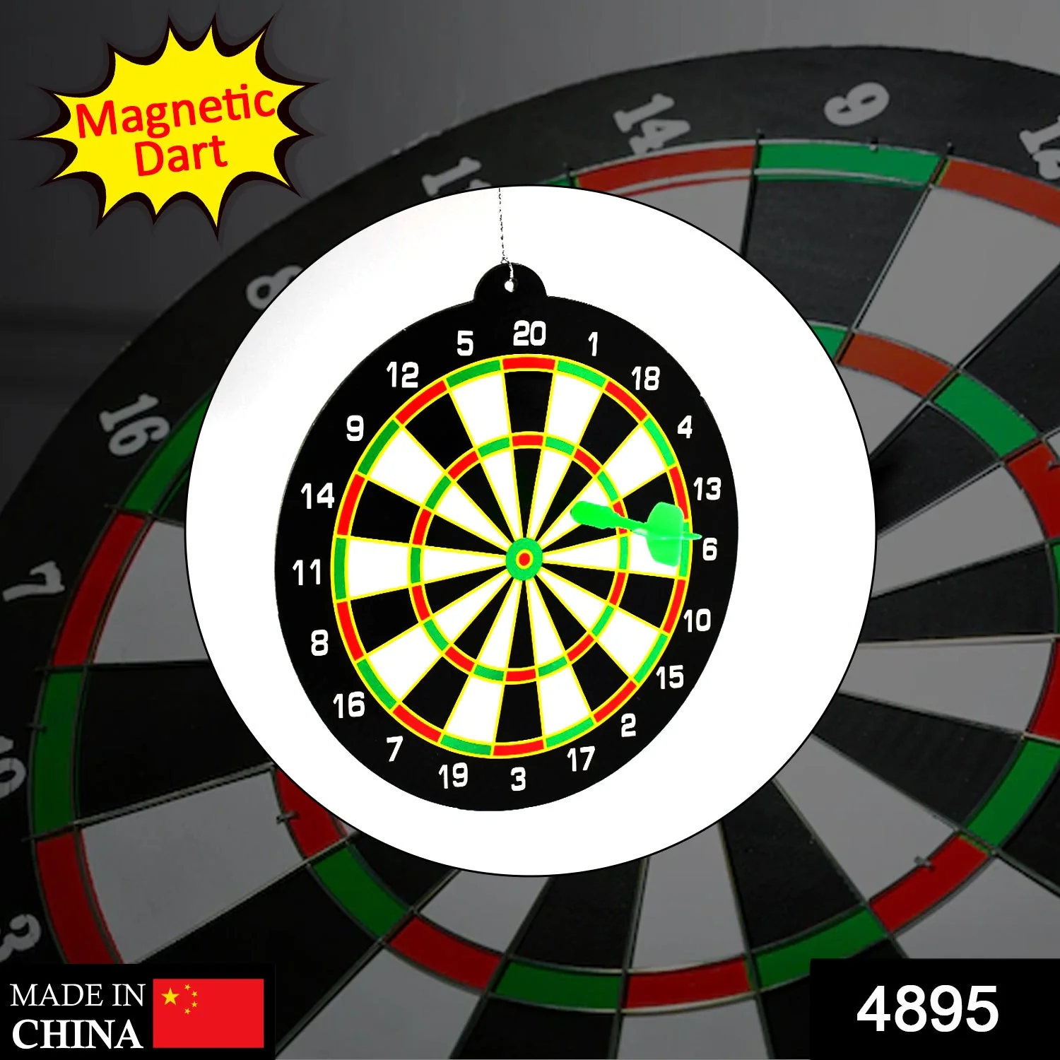 Small Magnetic Dartboard Set with Magnet Darts for Kids Adults Office Man - Image 2