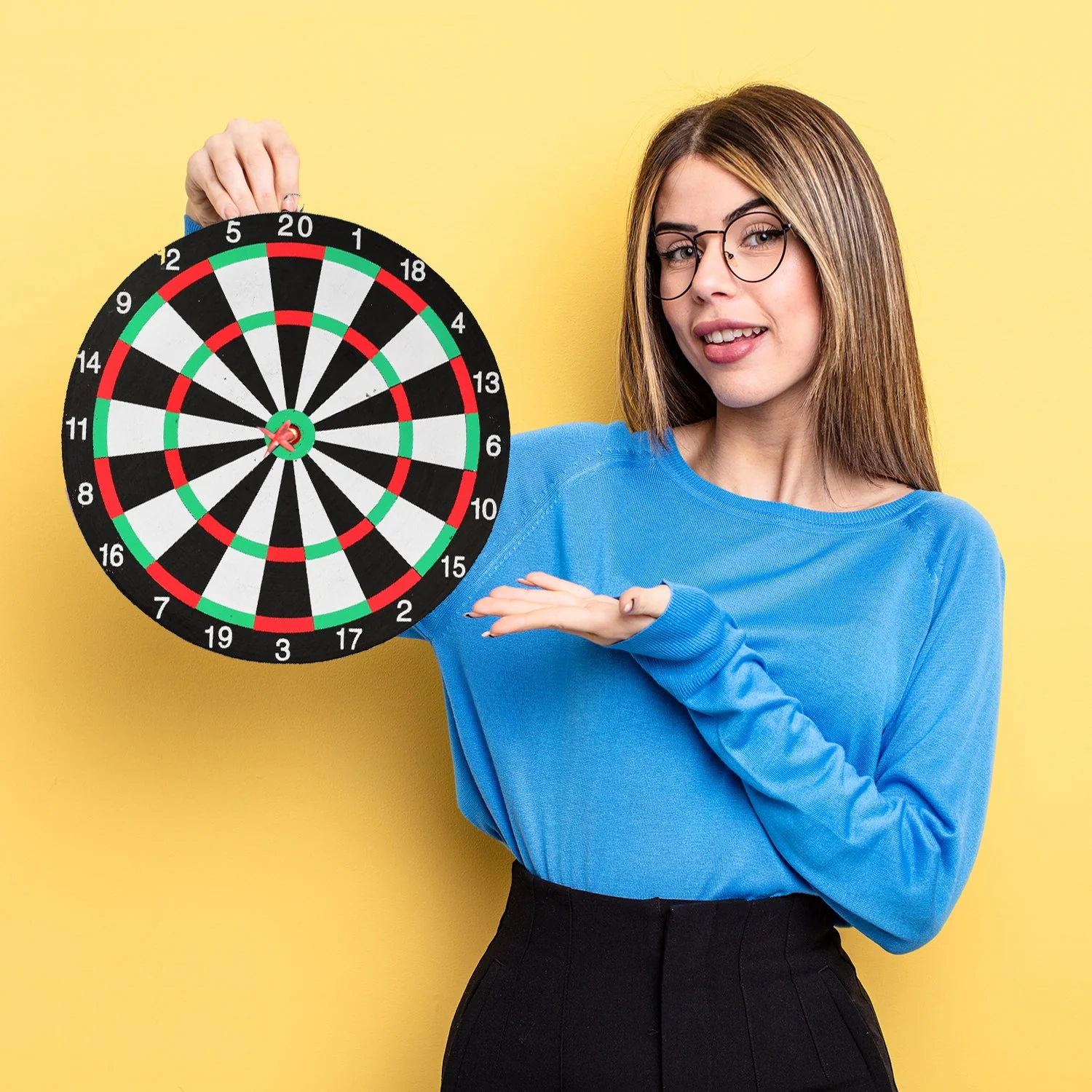 Big Size Foldable Dart Board with 4 Darts Indoor Sports Kids Game Board Set Portable - Image 3