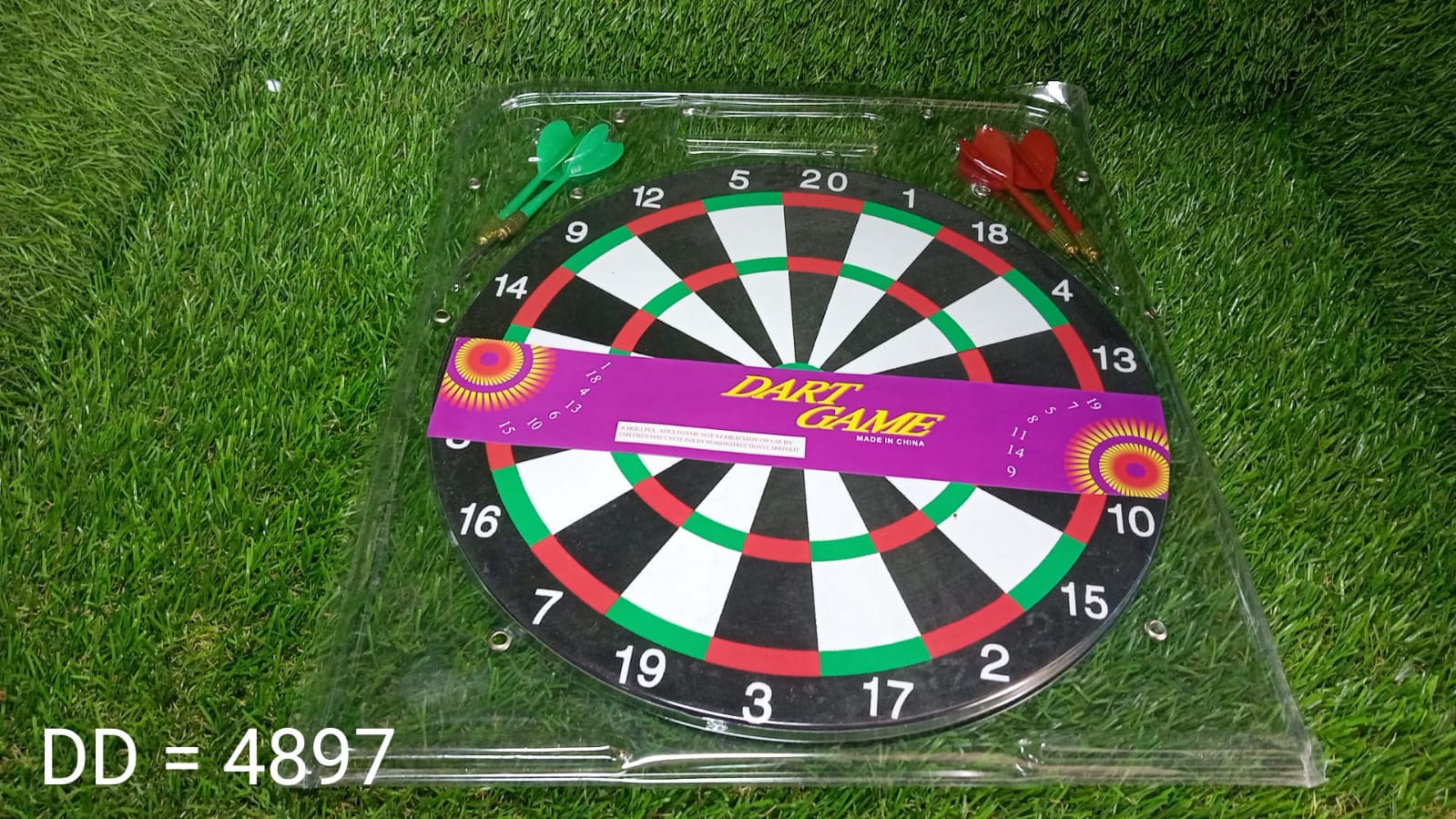 Big Size Foldable Dart Board with 4 Darts Indoor Sports Kids Game Board Set Portable - Image 8