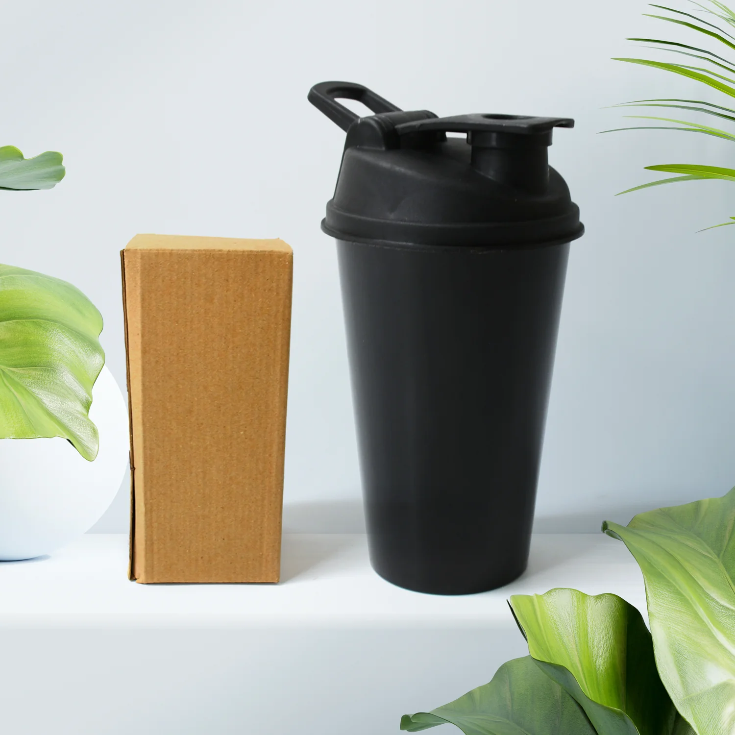 Shaker Bottle Perfect for Protein Shakes and Pre Workout Gym  Leak-Proof Flip  Bottle for Hot & Cold Drinks 1 pc - Image 3